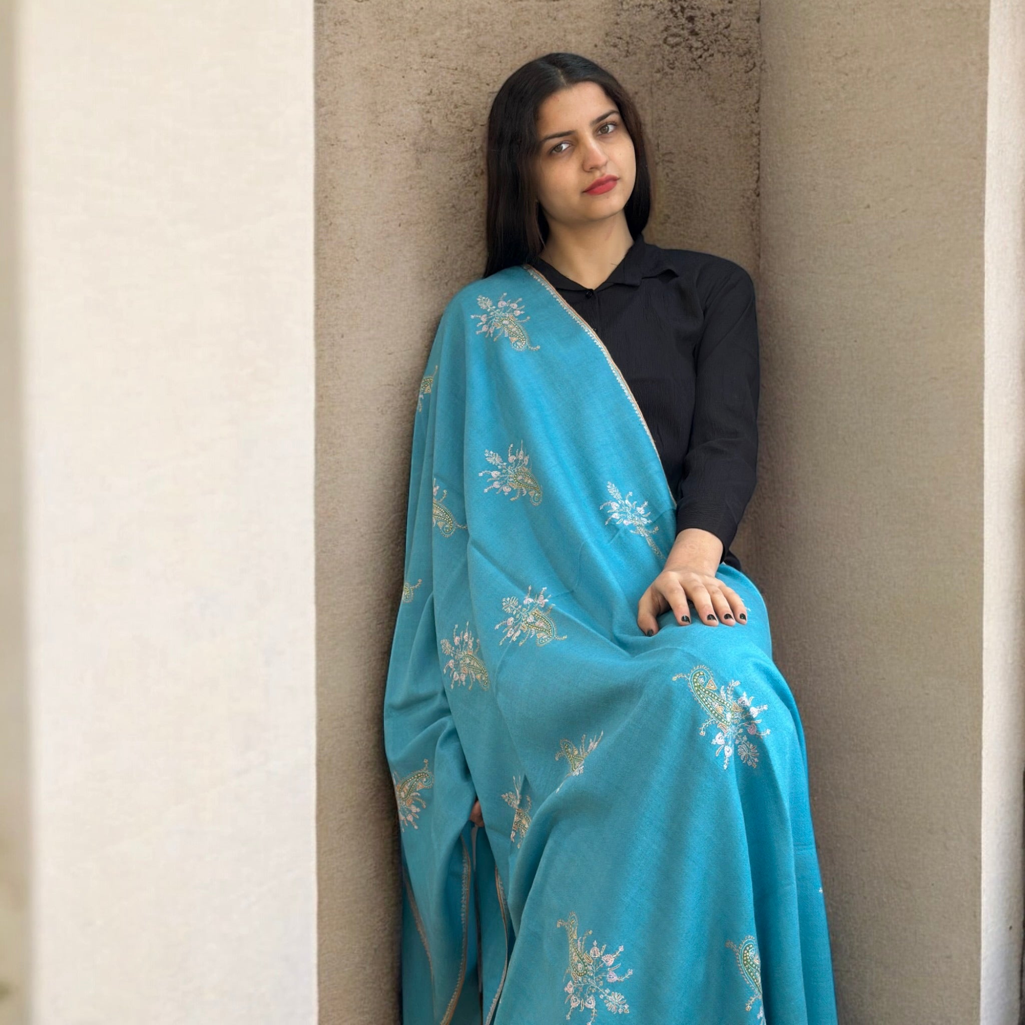 Lagoon Luxe GI Pashmina Shawl
