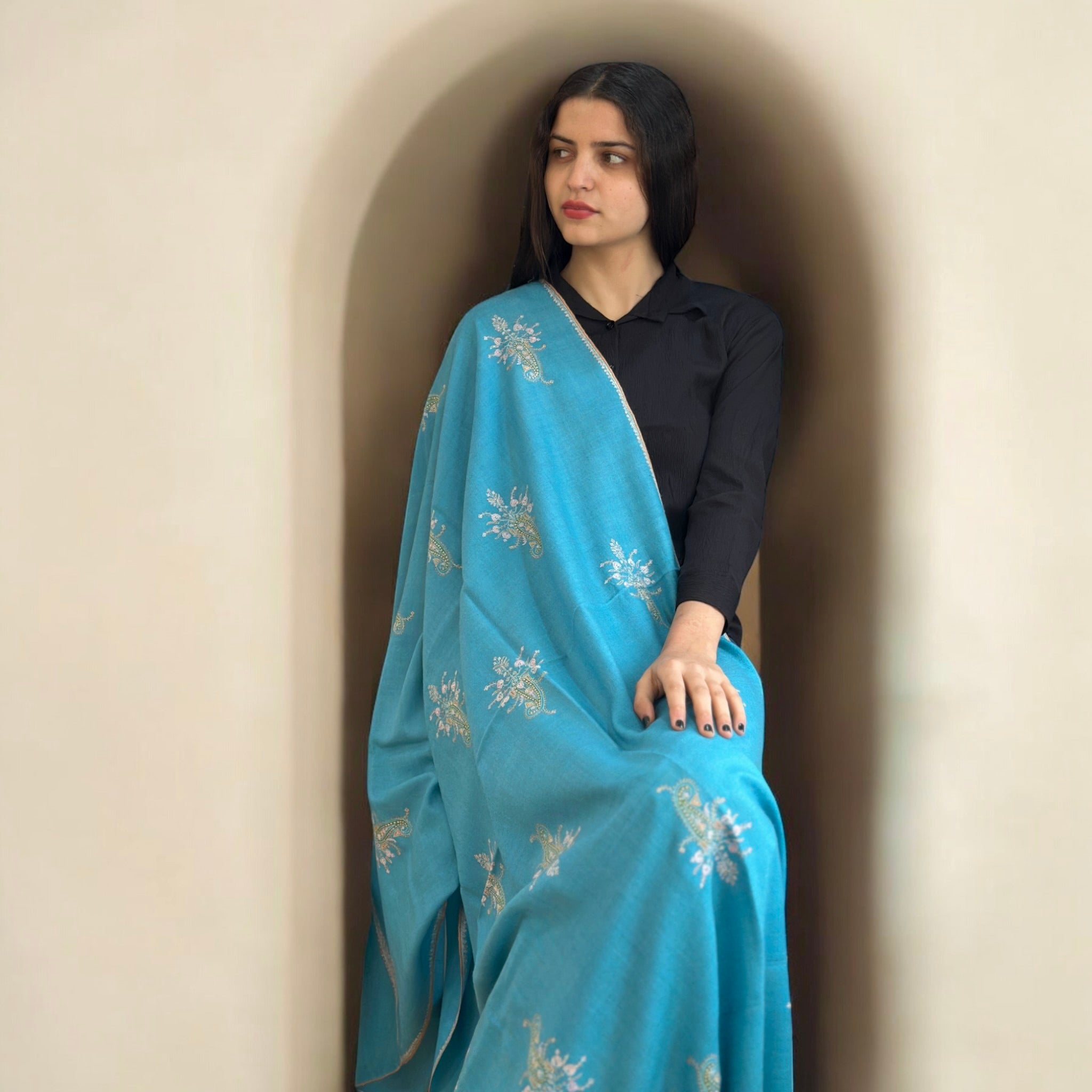 Lagoon Luxe GI Pashmina Shawl