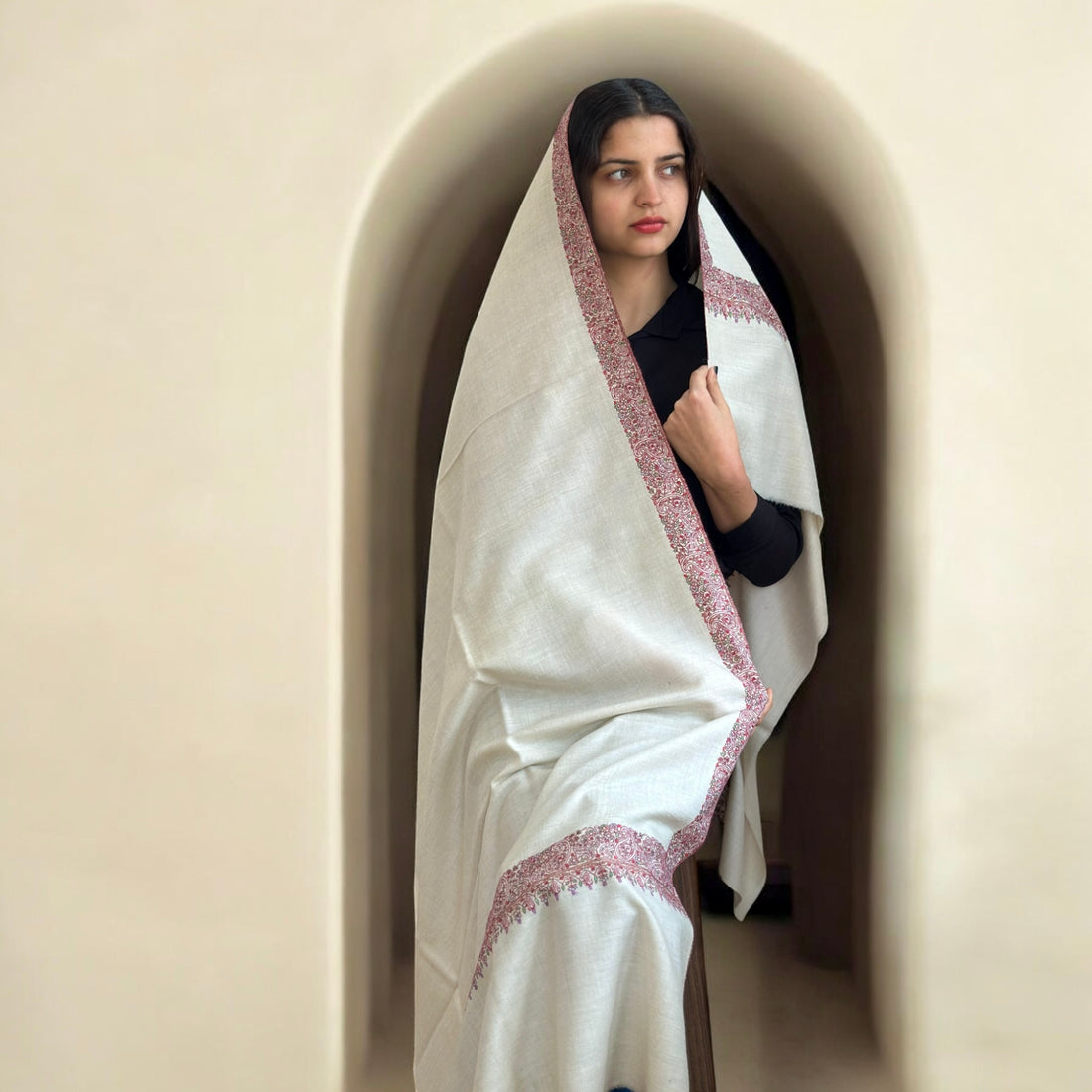 Crystal Cascade GI Pashmina Shawl