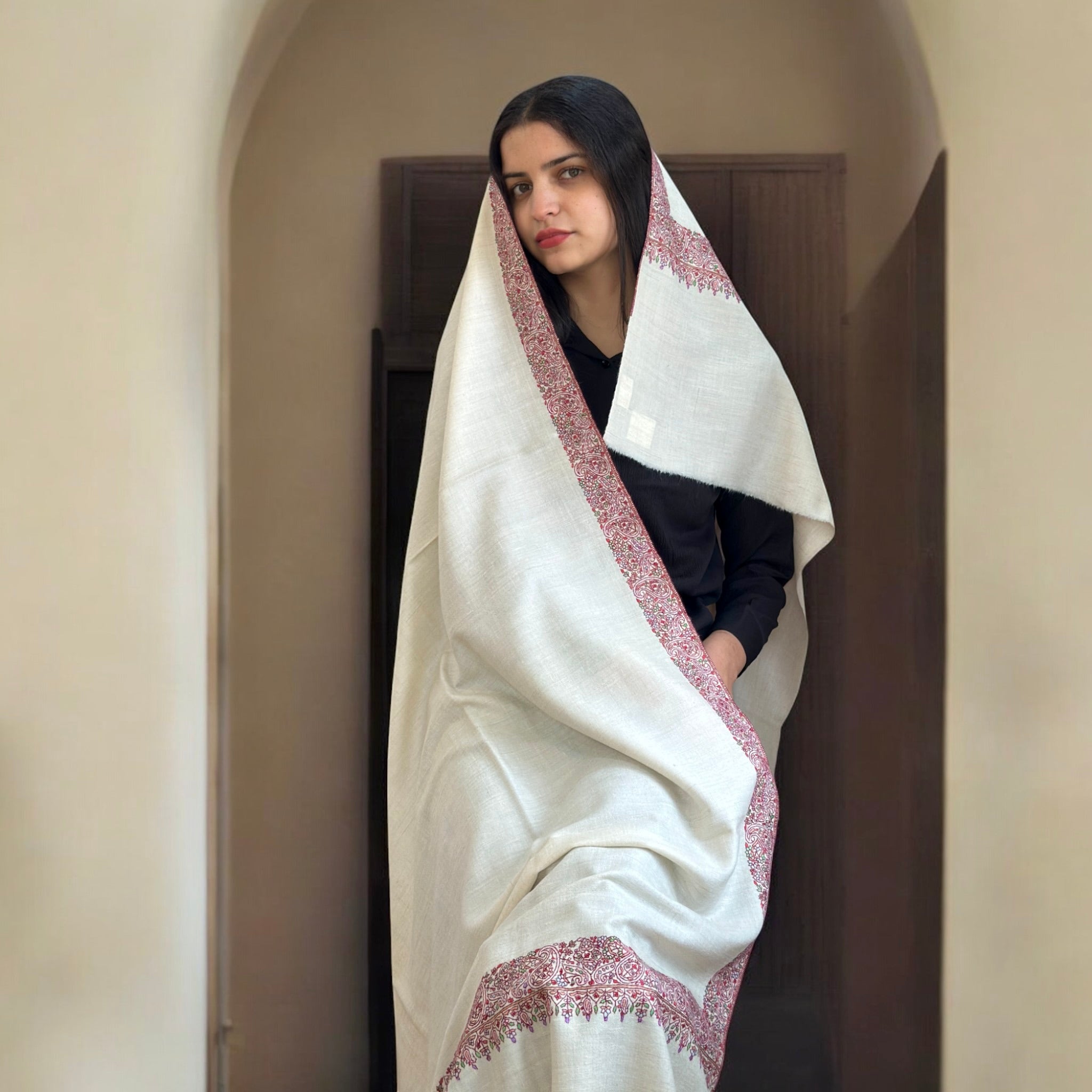 Crystal Cascade GI Pashmina Shawl