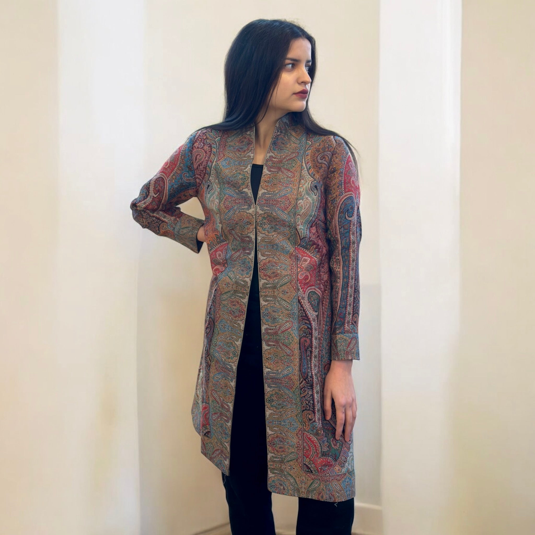 Floral Almond Spectrum Coat