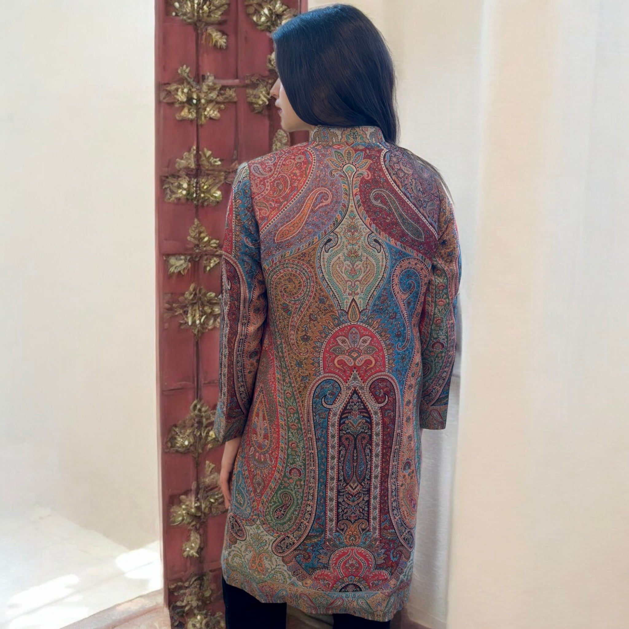 Floral Almond Spectrum Coat