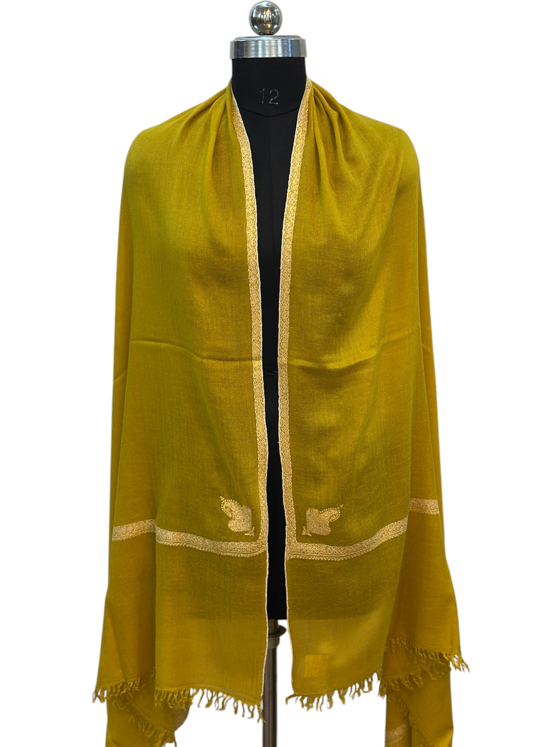 Golden Radiance Pashmina Shawl