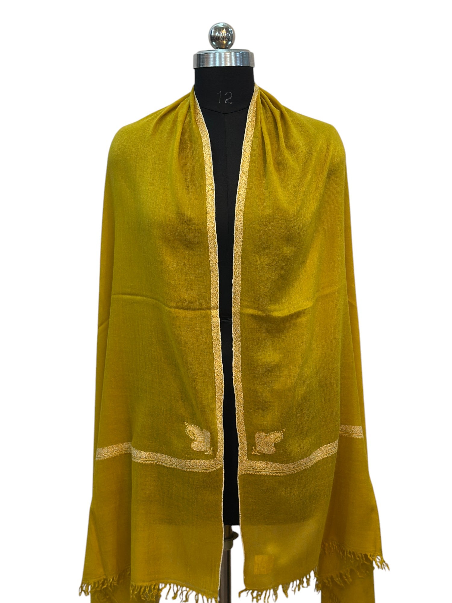 Golden Radiance Pashmina Shawl