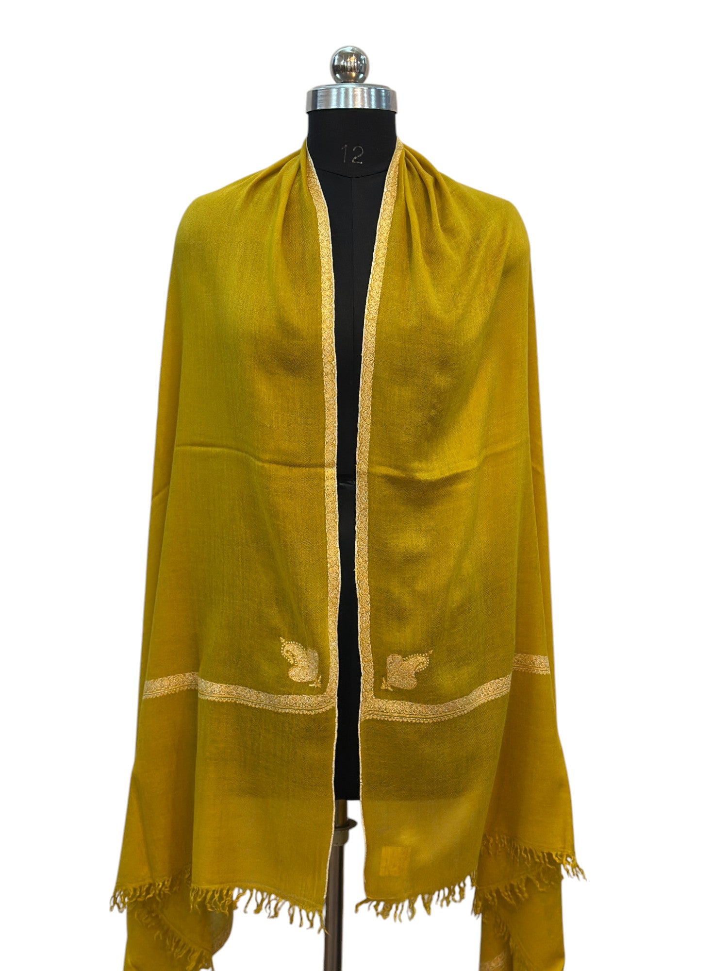 Golden Radiance Pashmina Shawl