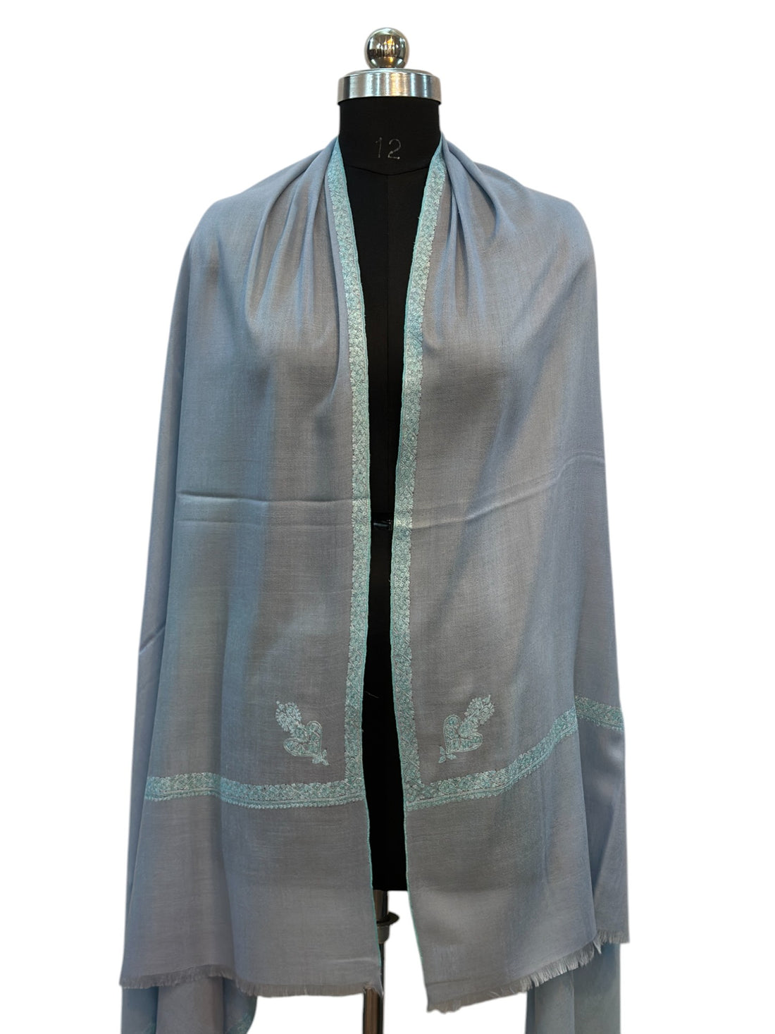 Azure Radiance Pashmina Shawl