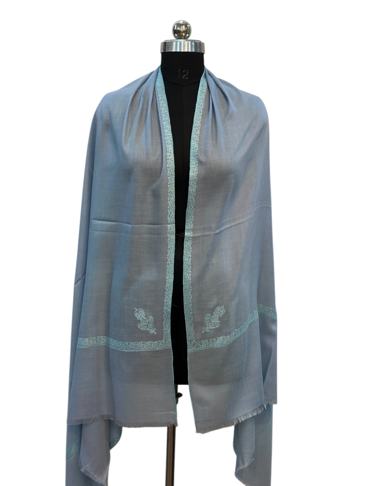 Azure Radiance Pashmina Shawl