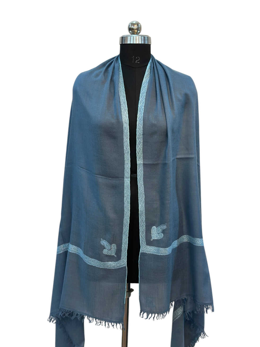 Silver Mist Pashmina Shawl