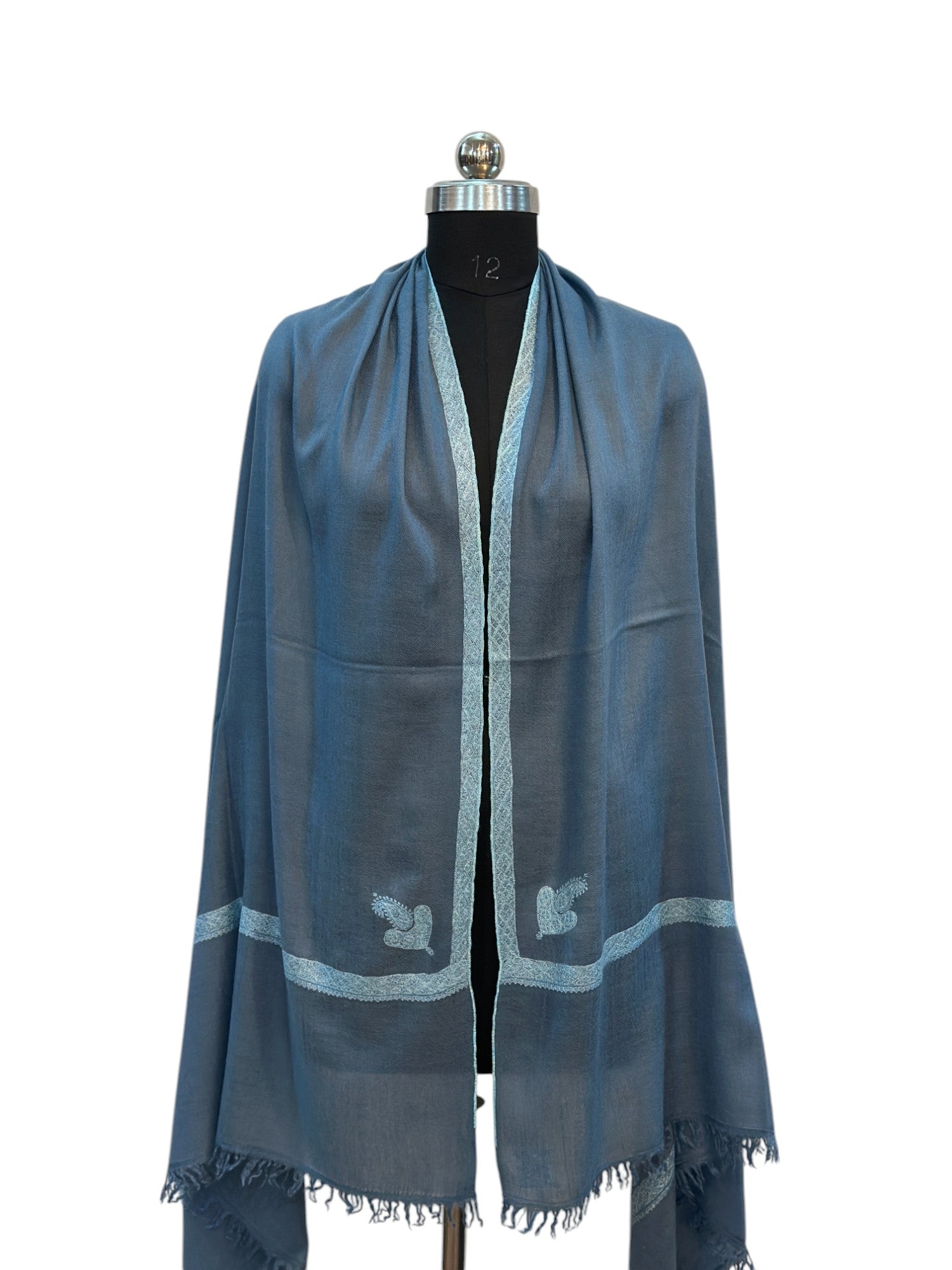 Silver Mist Pashmina Shawl