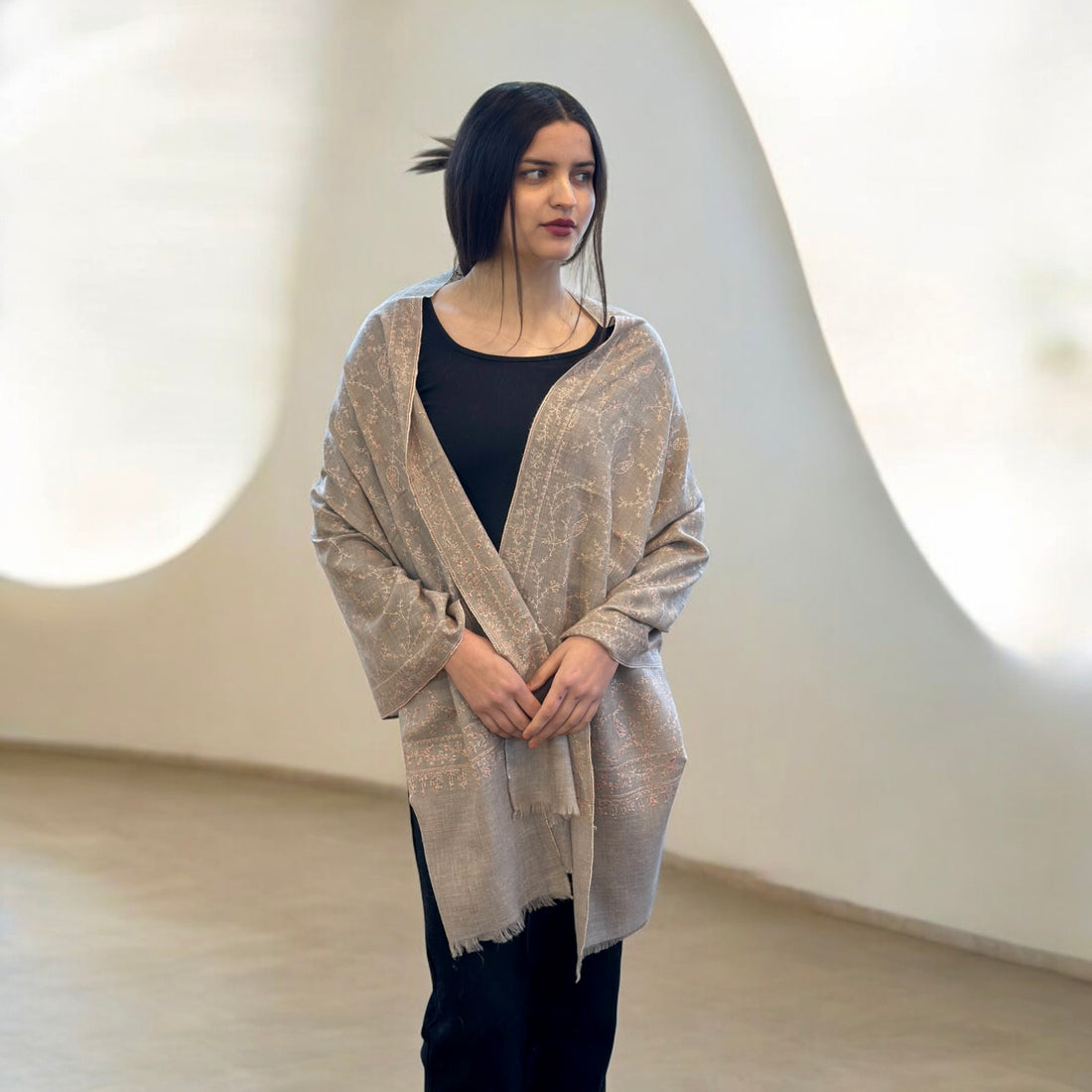 Dawn Handwoven Pashmina