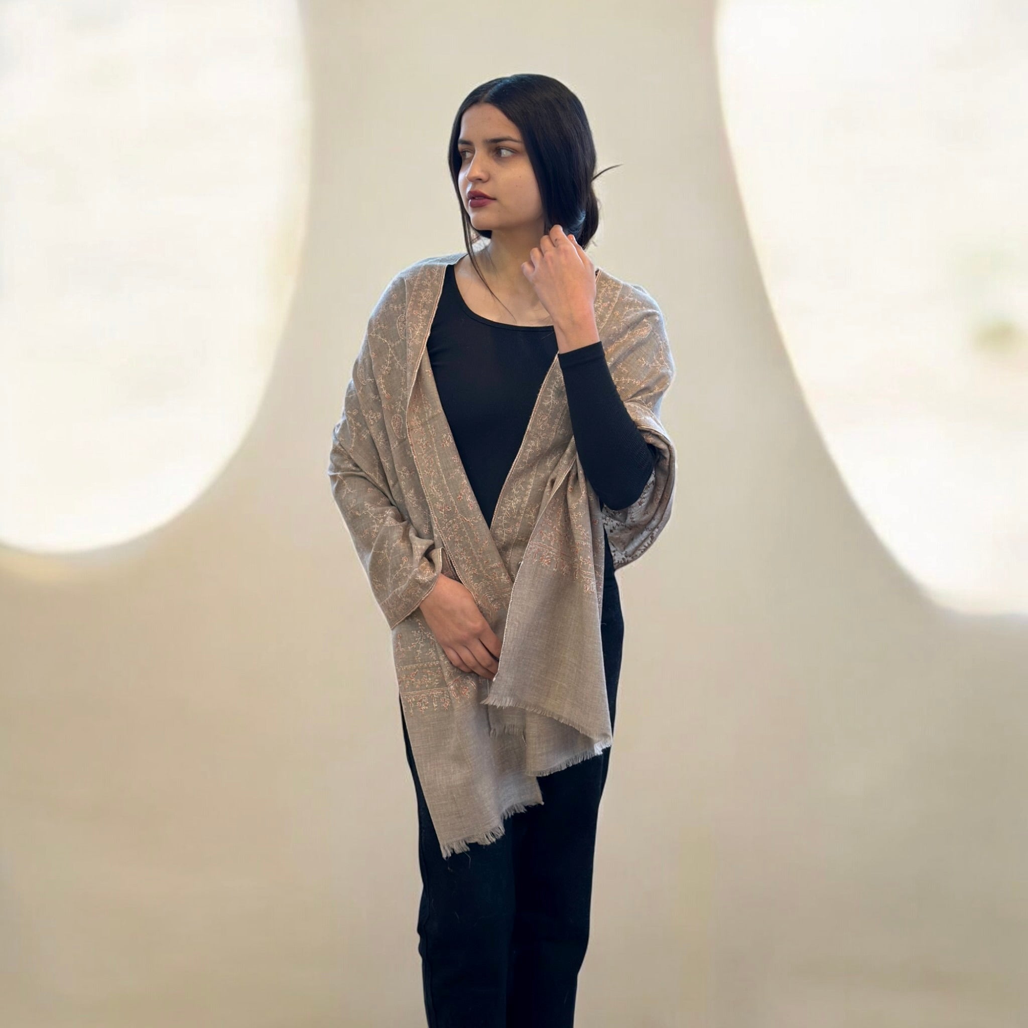Dawn Handwoven Pashmina