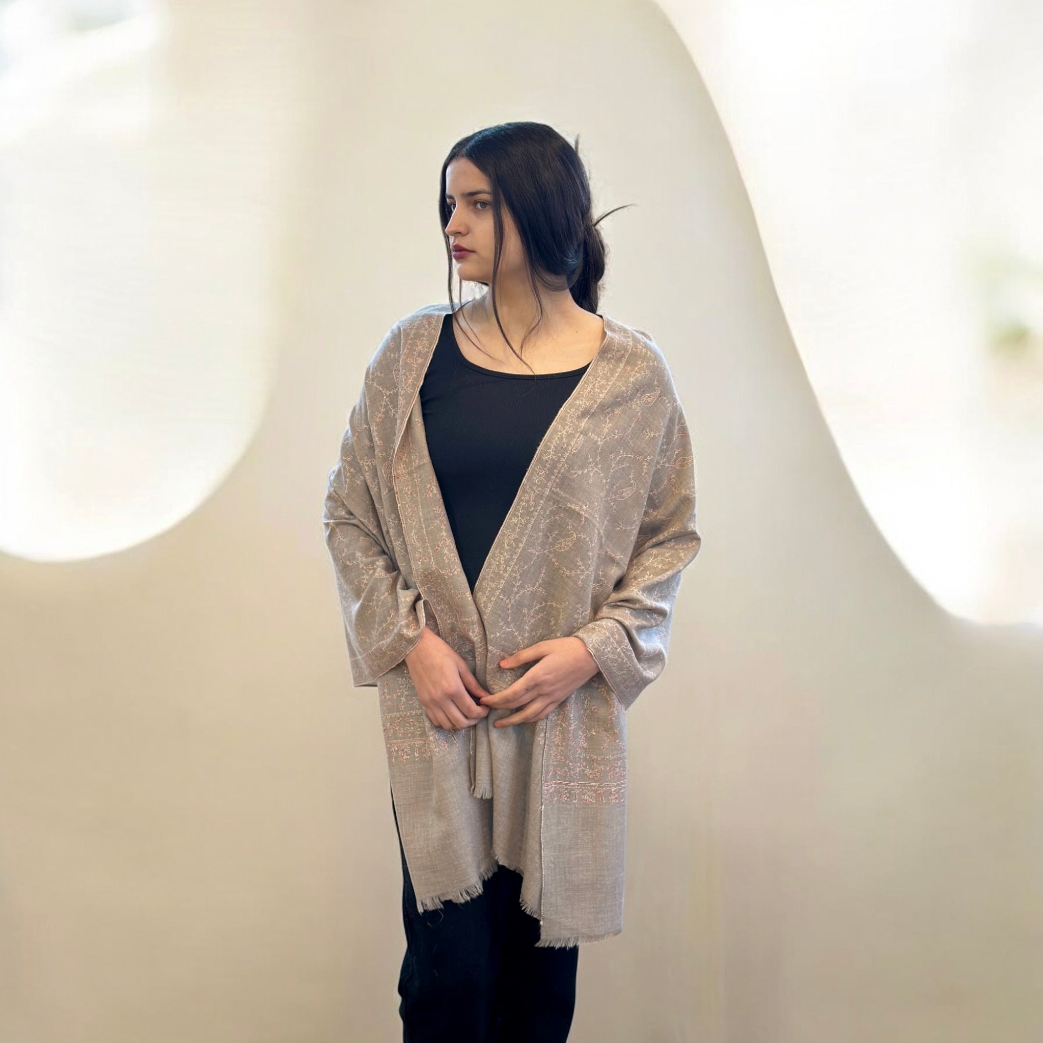 Dawn Handwoven Pashmina