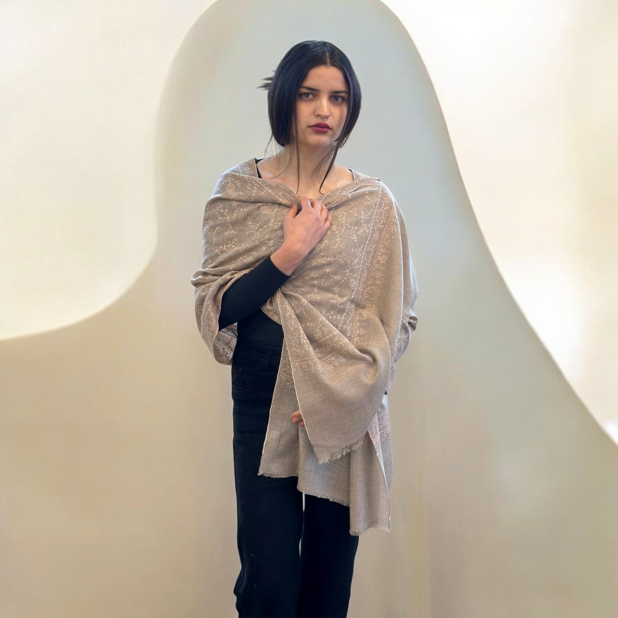 Dawn Handwoven Pashmina