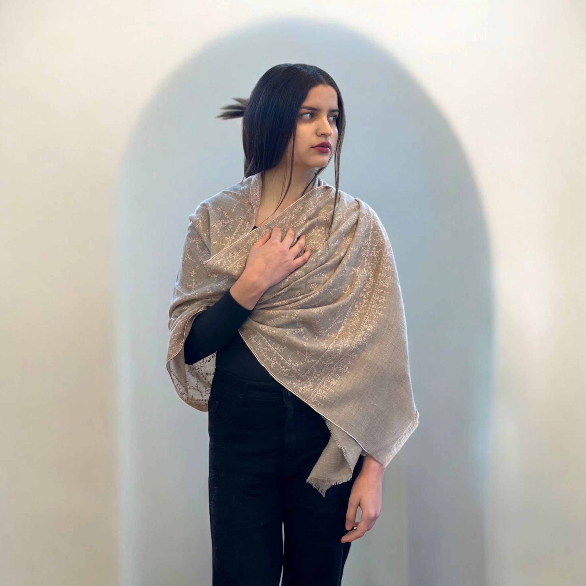 Dawn Handwoven Pashmina