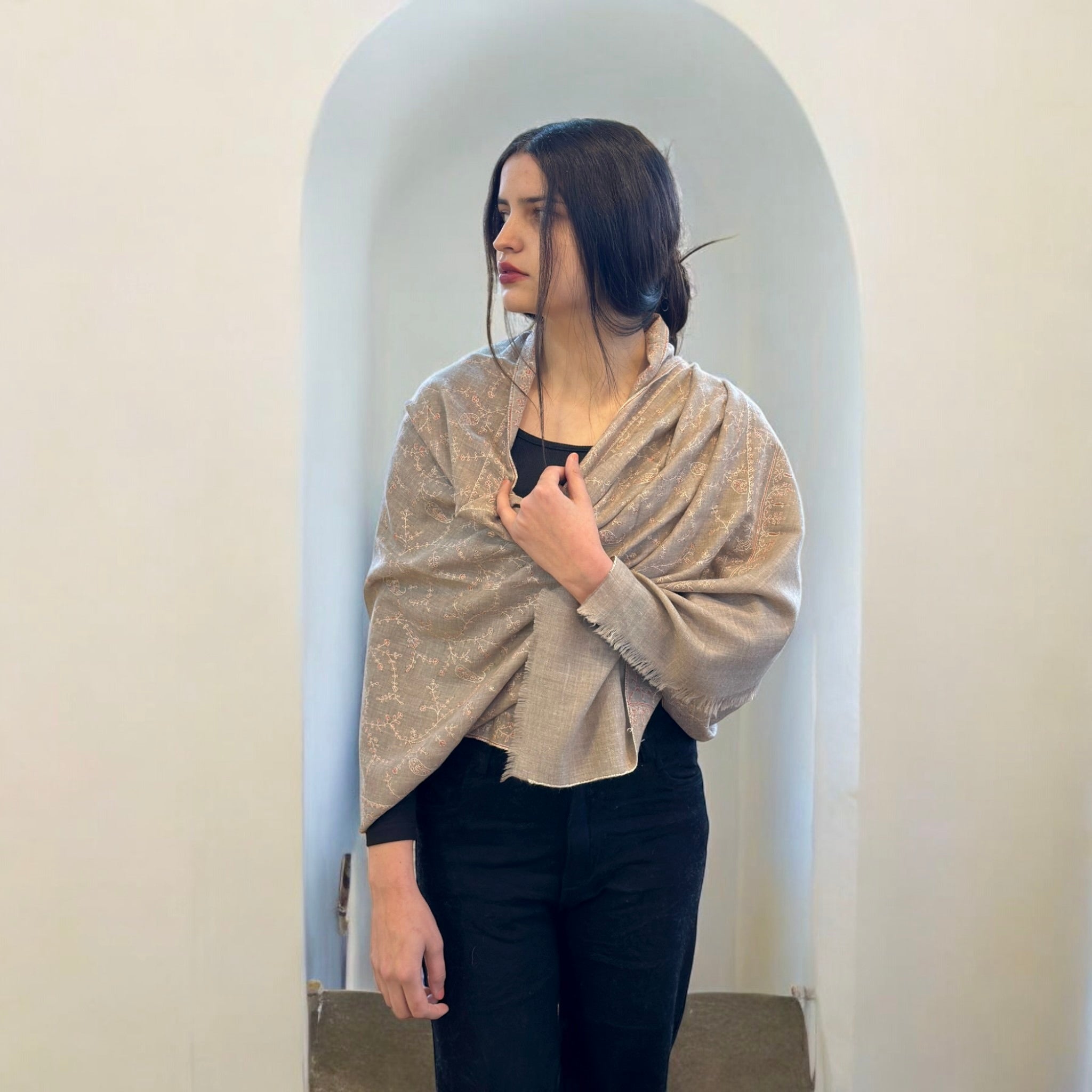 Dawn Handwoven Pashmina