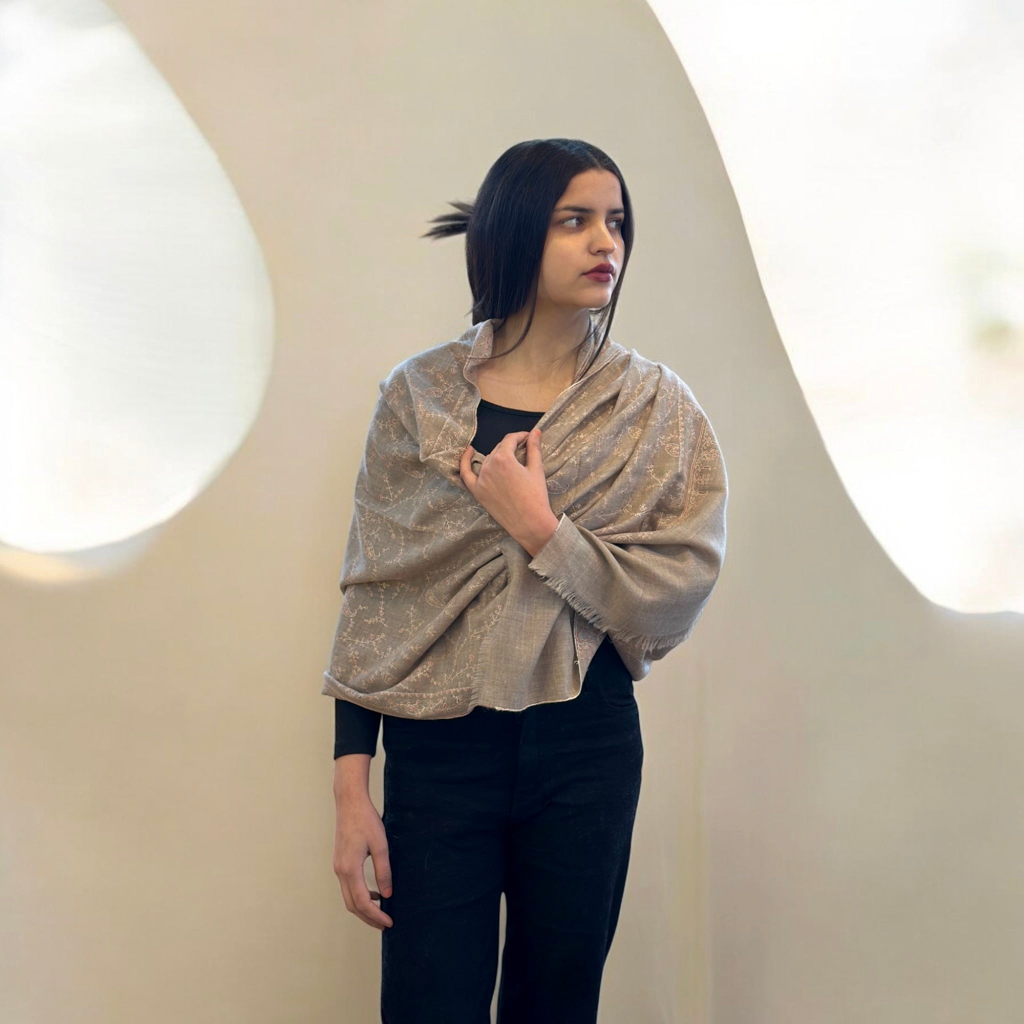 Dawn Handwoven Pashmina