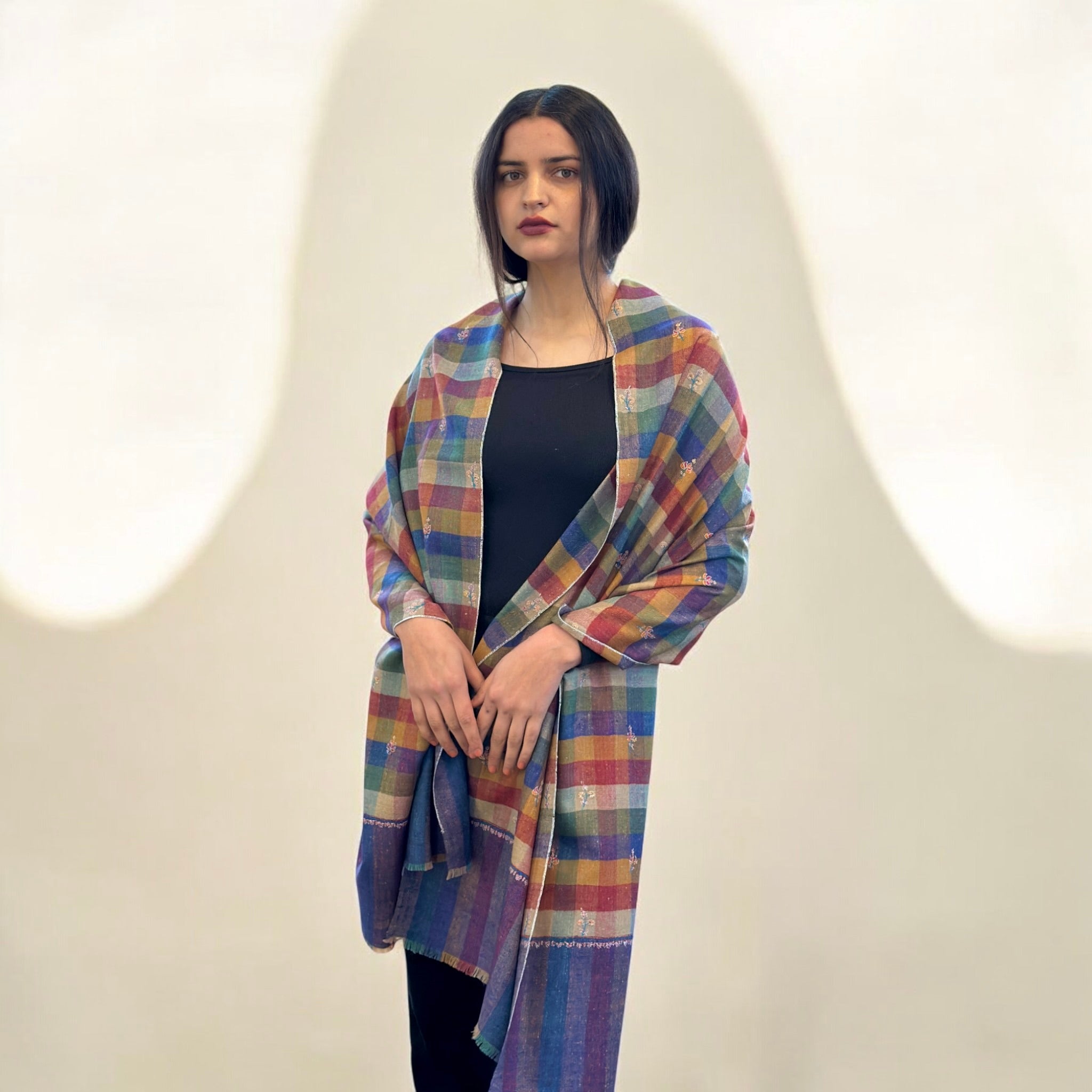 Spectrum Radiance Buti Dar Pashmina Stole