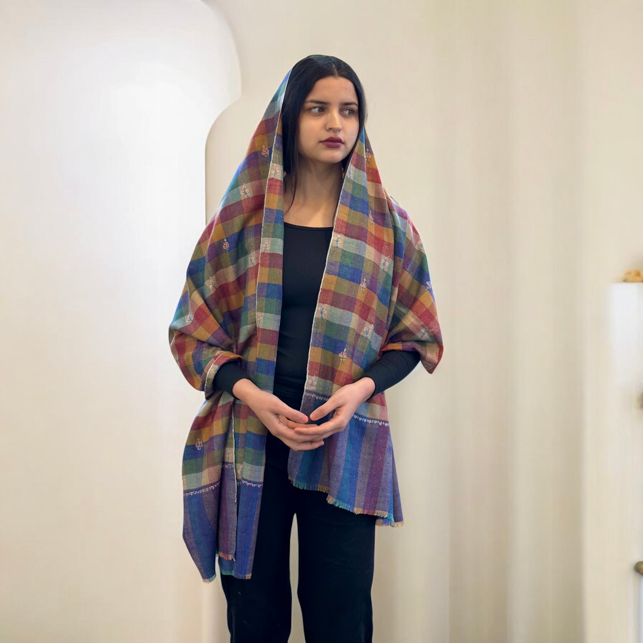 Spectrum Radiance Buti Dar Pashmina Stole