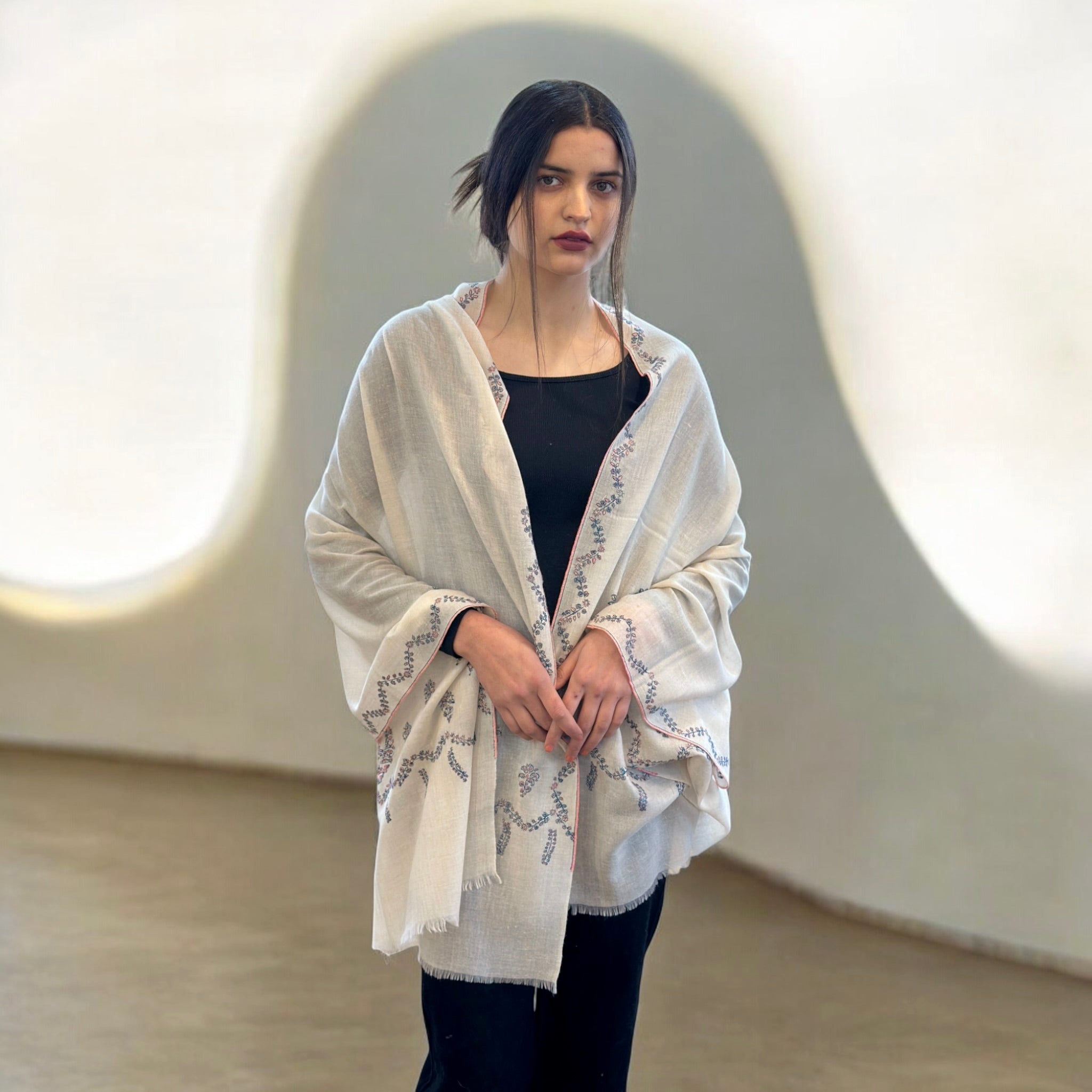 Luminous Handwoven Pashmina