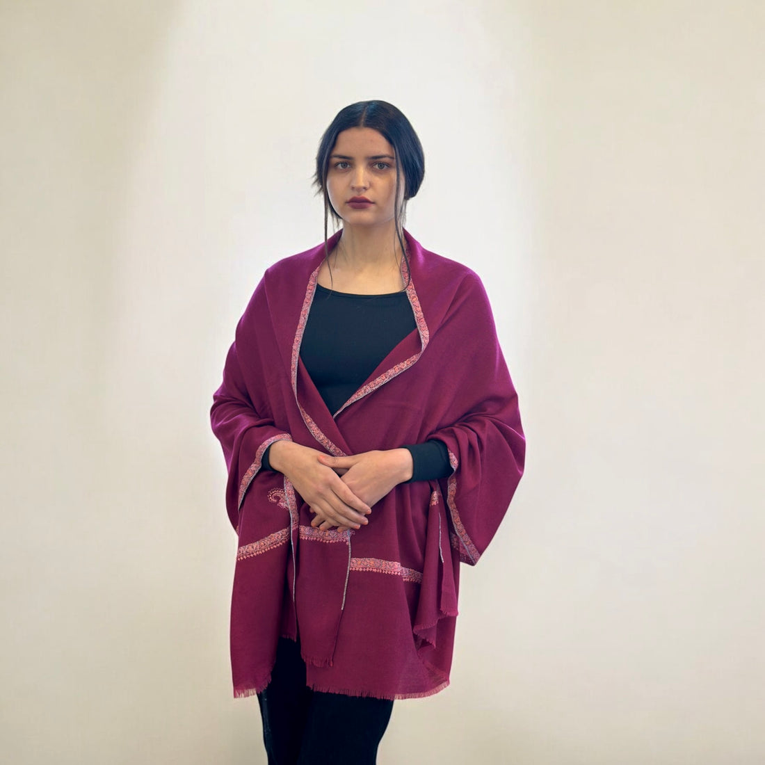 Gulnar Hashidar Pashmina Stole