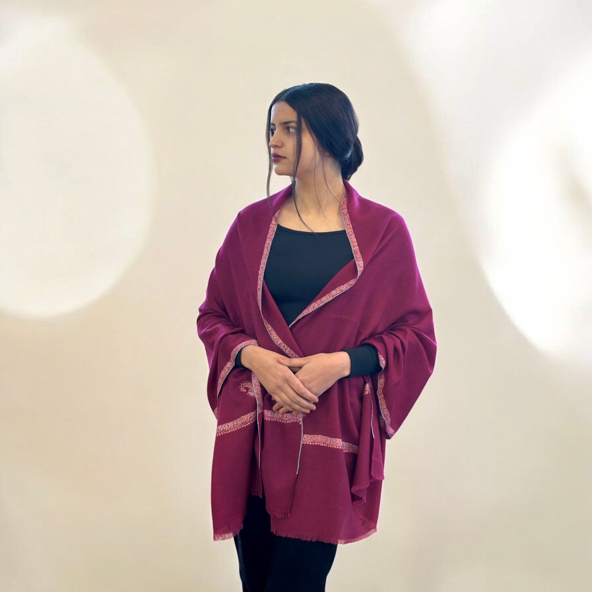 Gulnar Hashidar Pashmina Stole