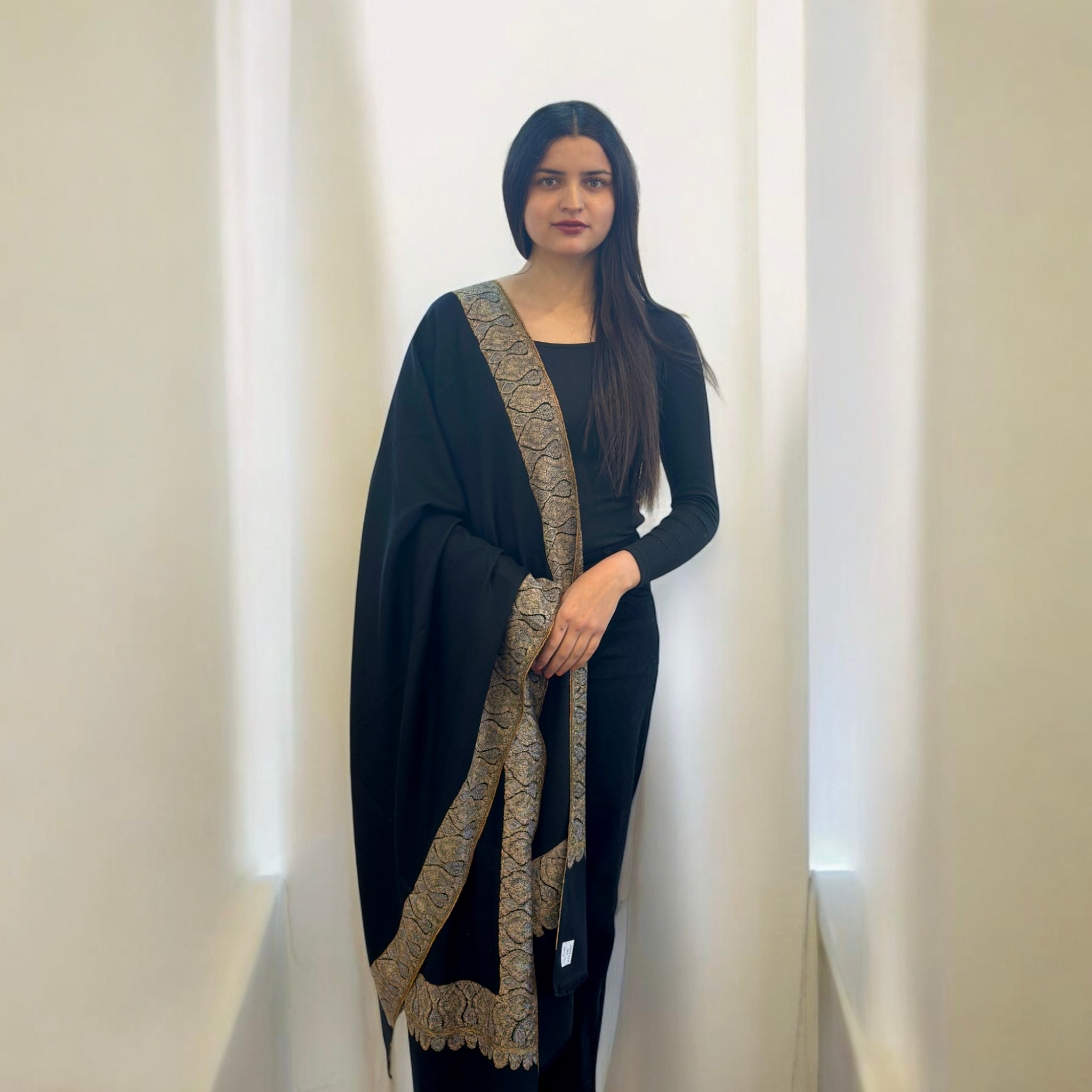 Velvet Night Pashmina Shawl