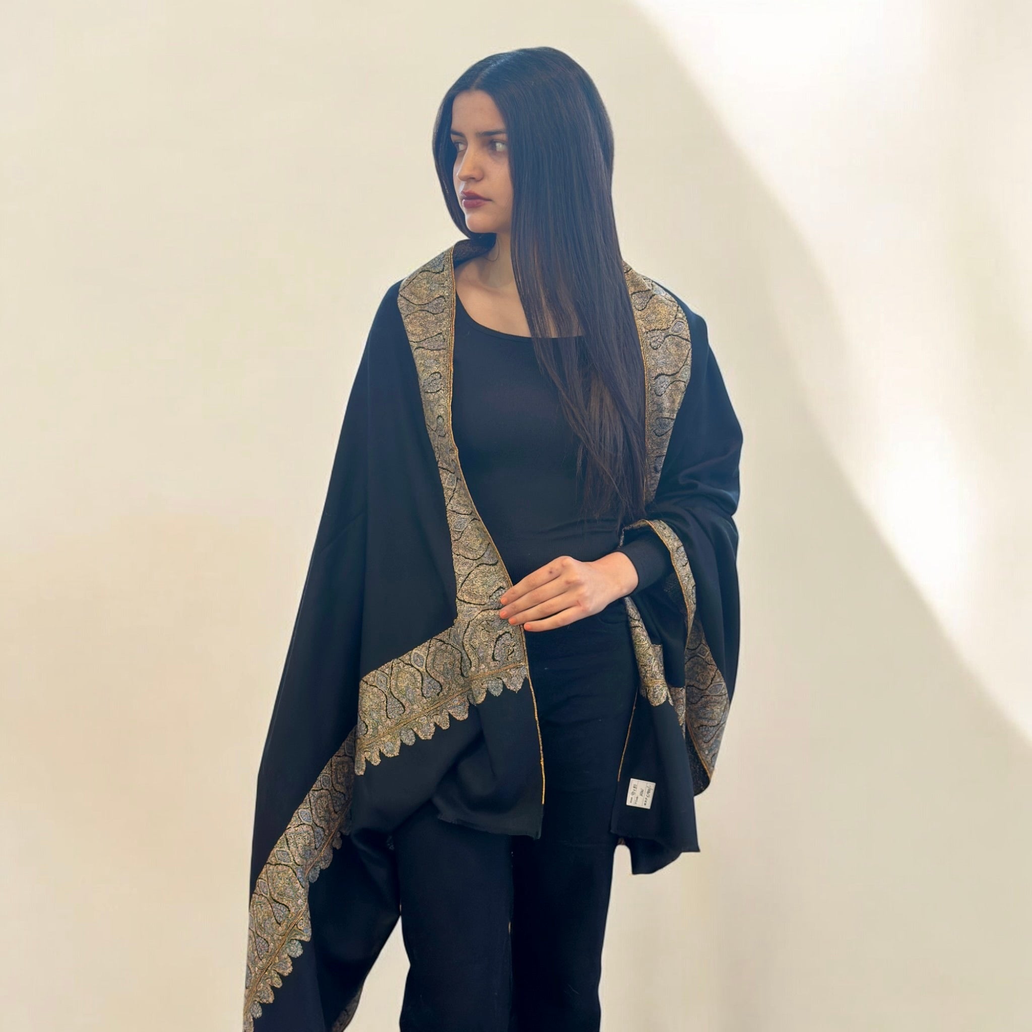 Velvet Night Pashmina Shawl