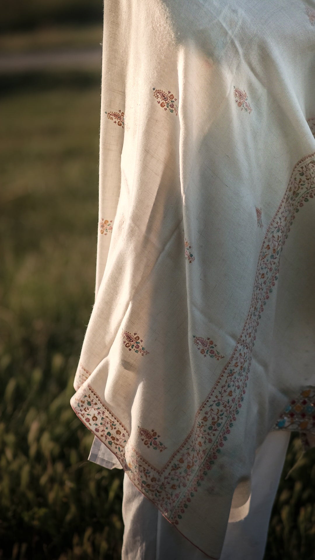 Creamy Comfort GI Pashmina Shawl