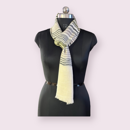 Ivory Multi-stripe Wrap