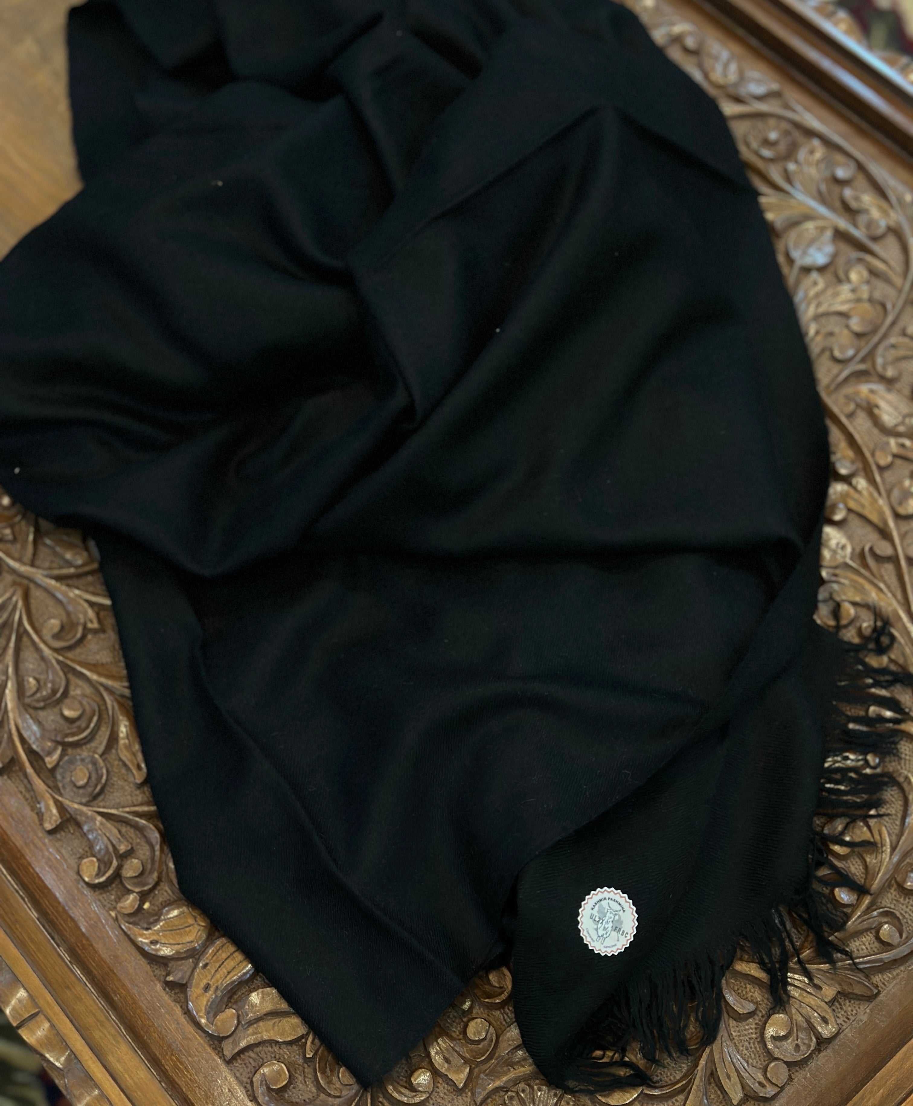 Midnight Jade GI Cashmere Shawl