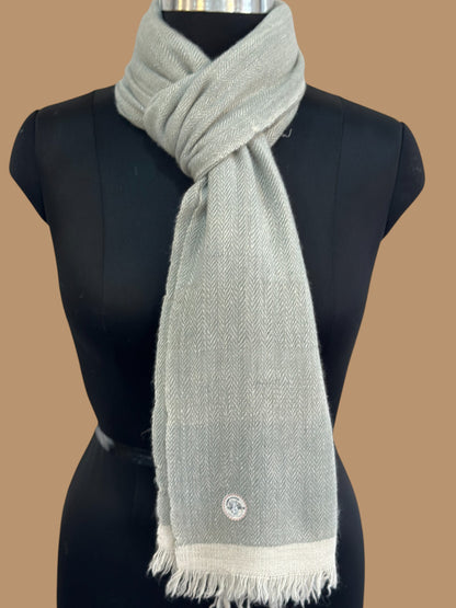 Pashmina Silver Veil Stole