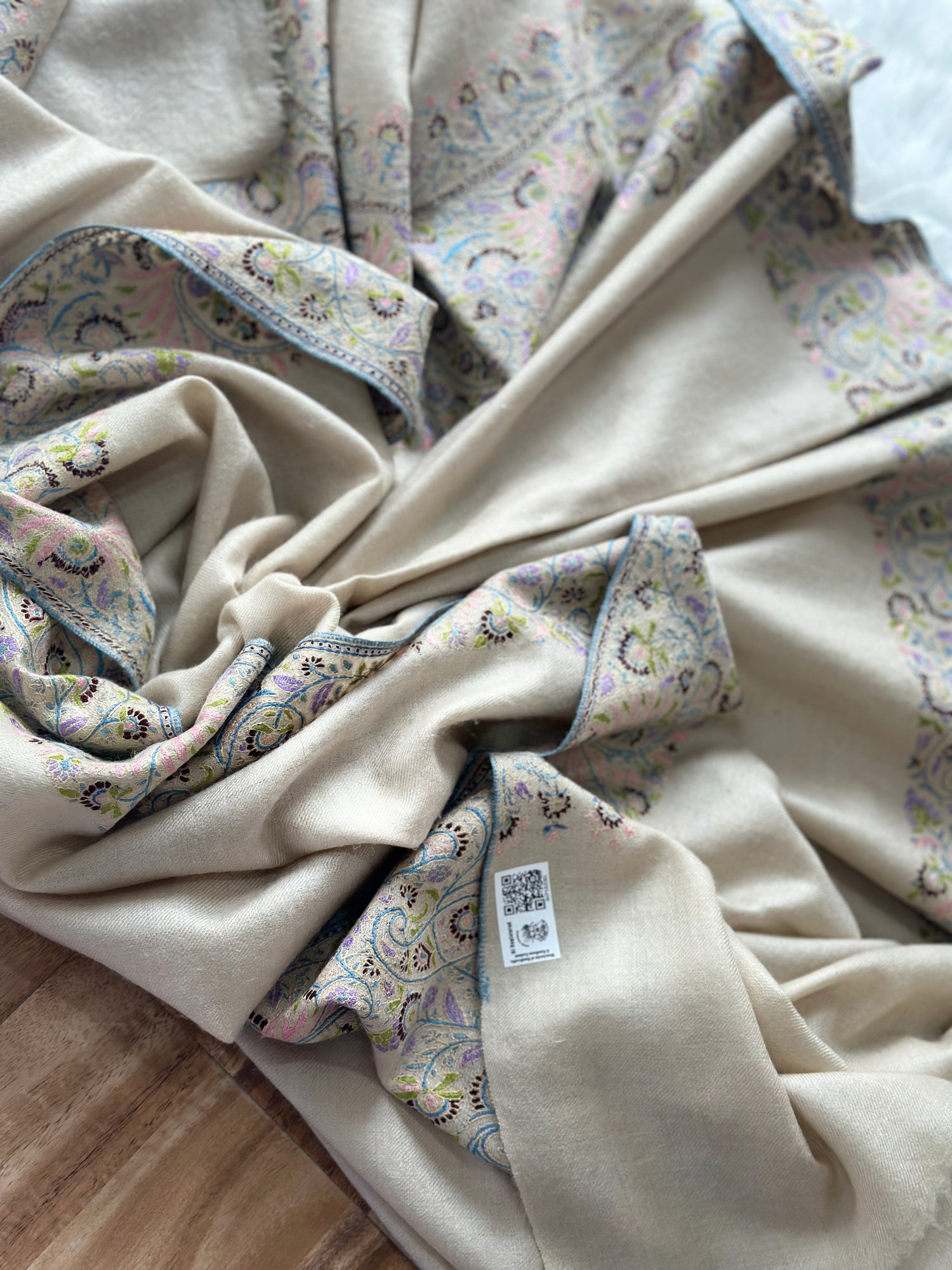 Pearl Serenity GI Pashmina Shawl