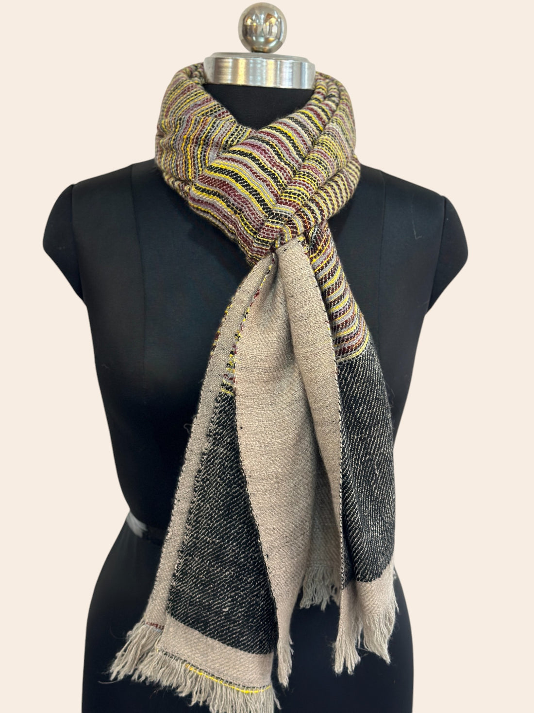 Pashmina Vivid Weave Reversible Stole