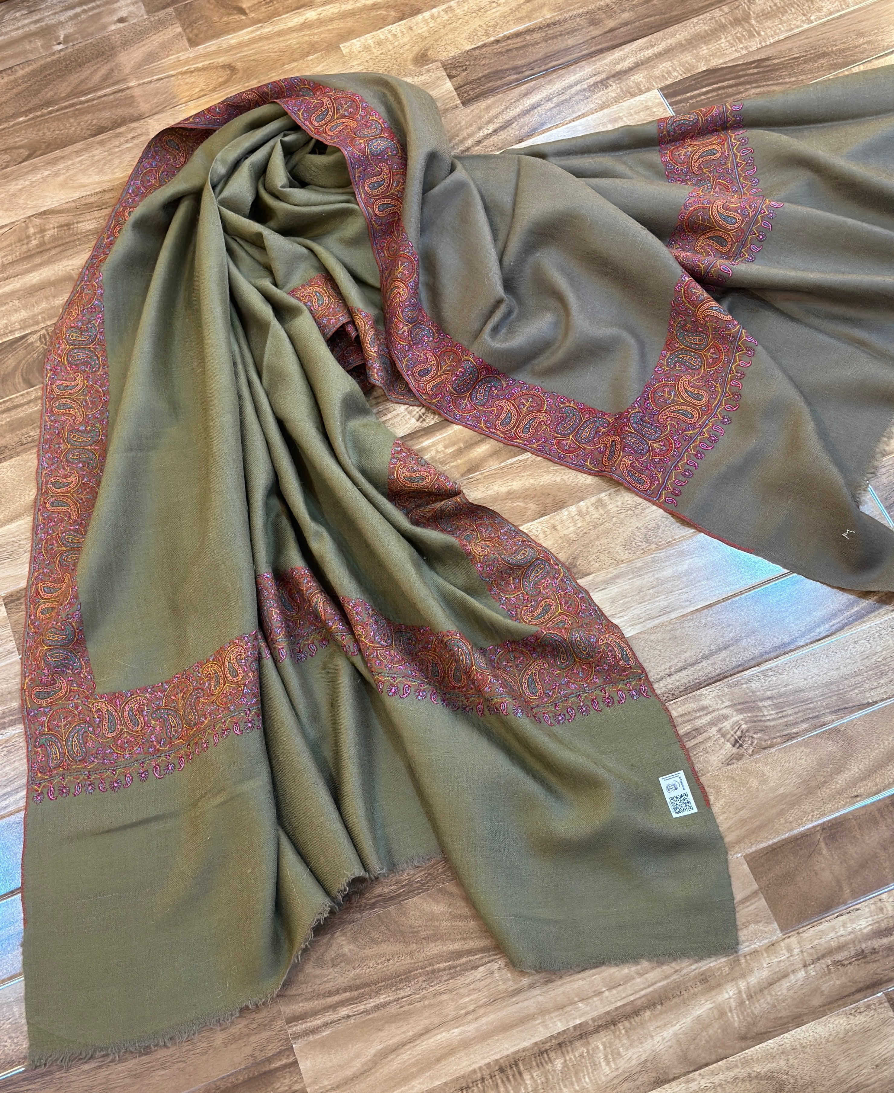 Twist Wrap Reversible GI Pashmina Shawl