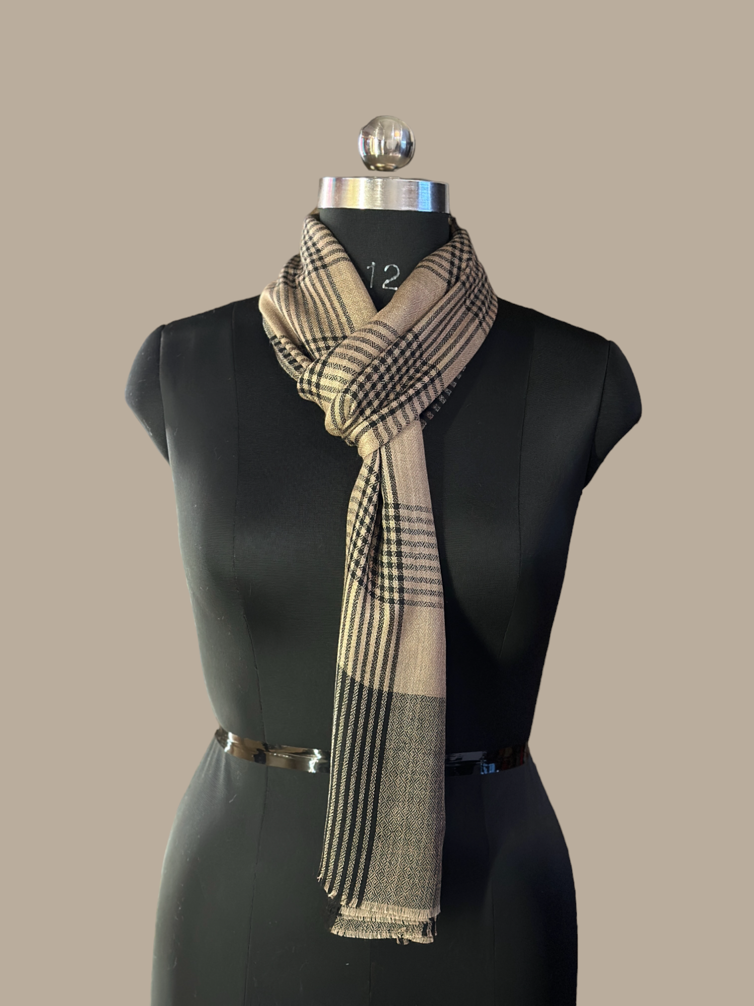 Espresso Shadow Stripes Wrap