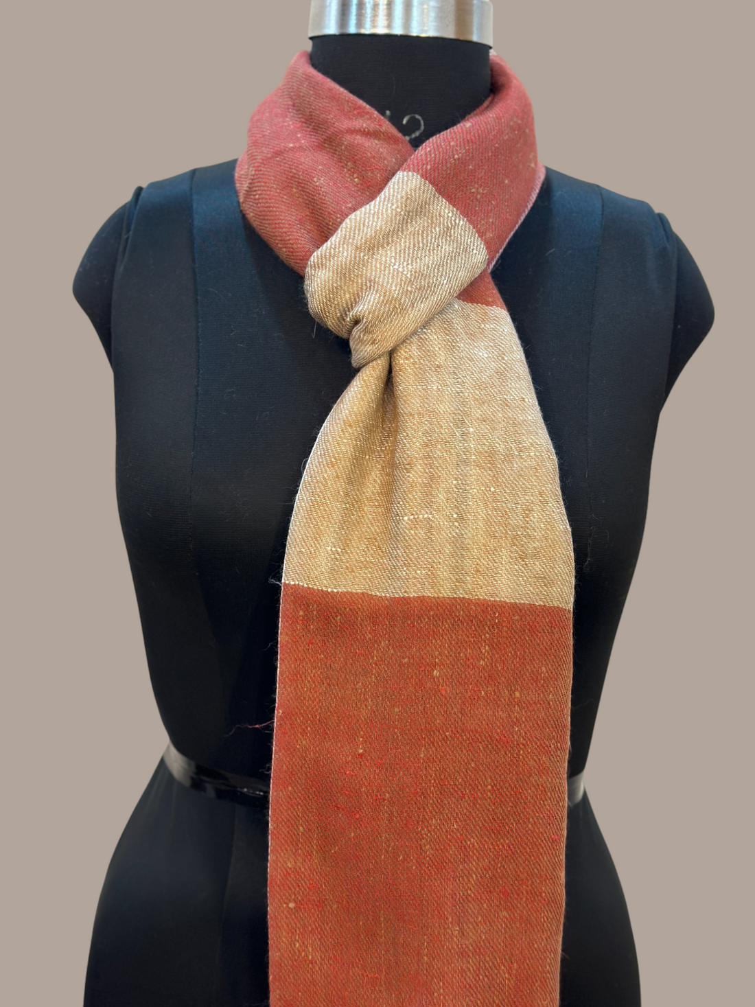 Burgundy and Slate Stole