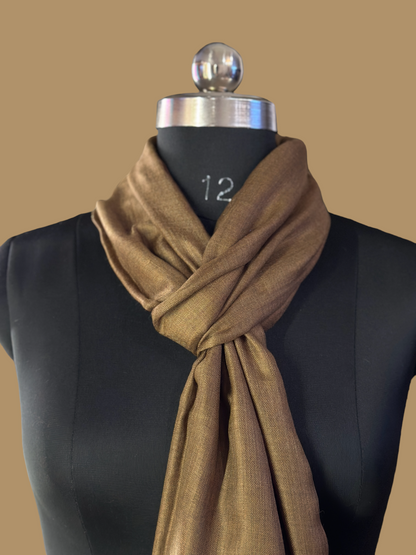 Rich Roast Cashmere Stole