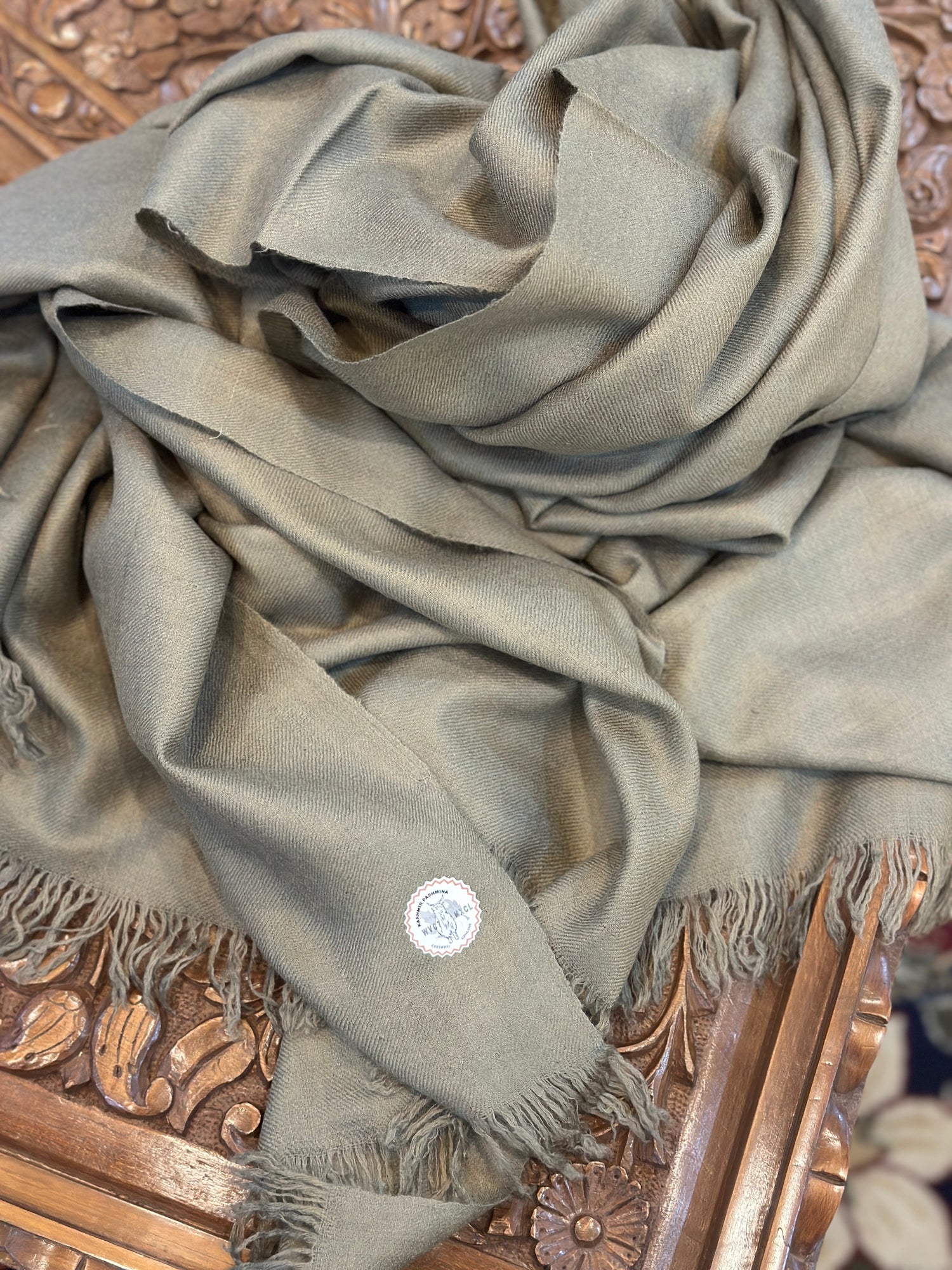 Tan GI Cashmere Pashmina