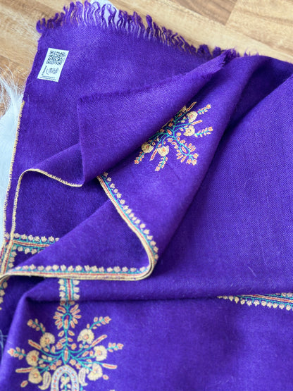 Mauve GI Pashmina Shawl