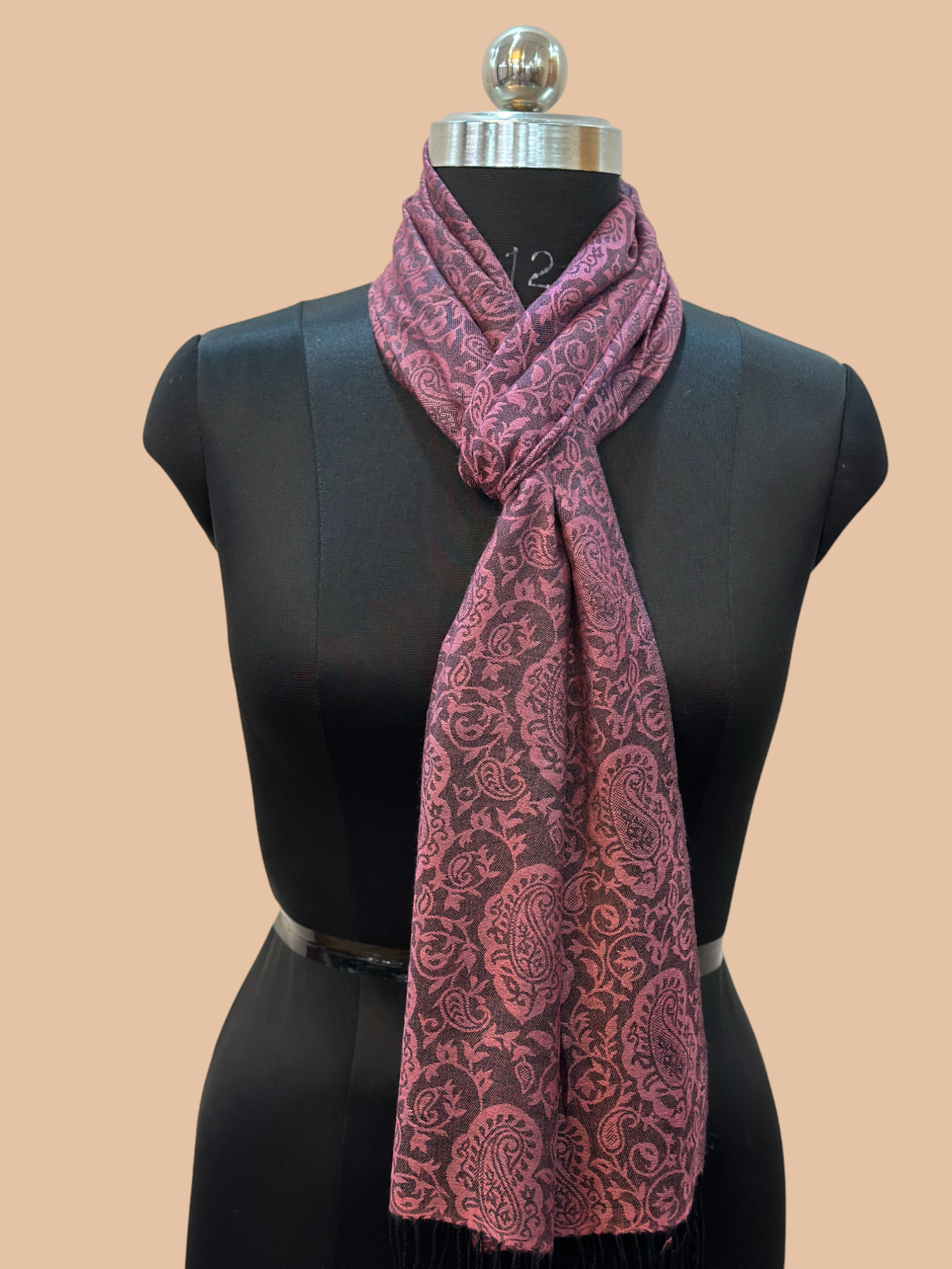 Blush Maroon Scarf