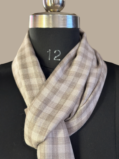 Slate Stripe Elegance Stole