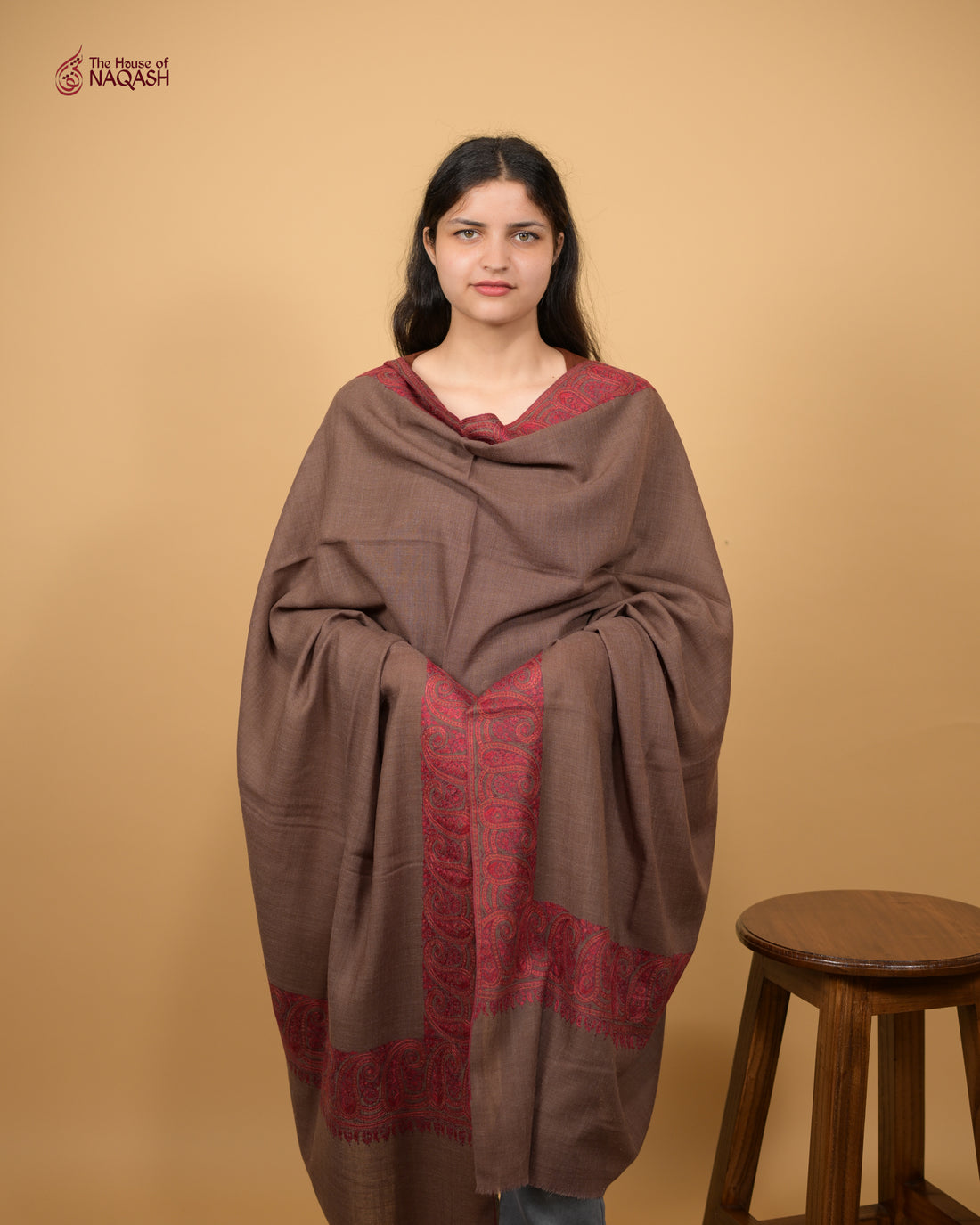 Lunar Veil Woolen Shawl