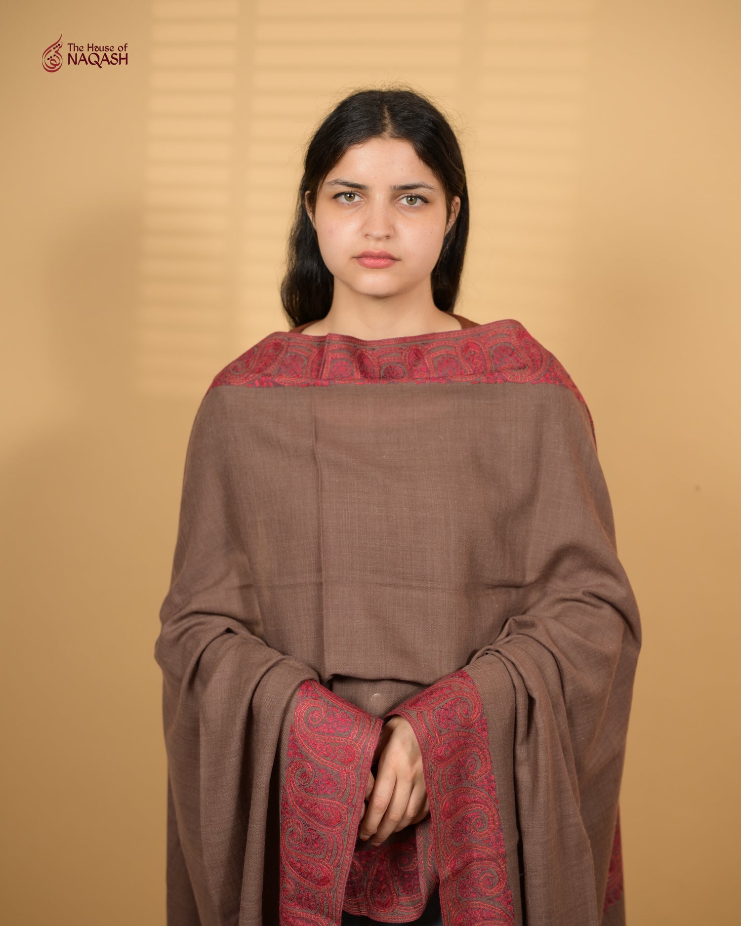 Lunar Veil Woolen Shawl