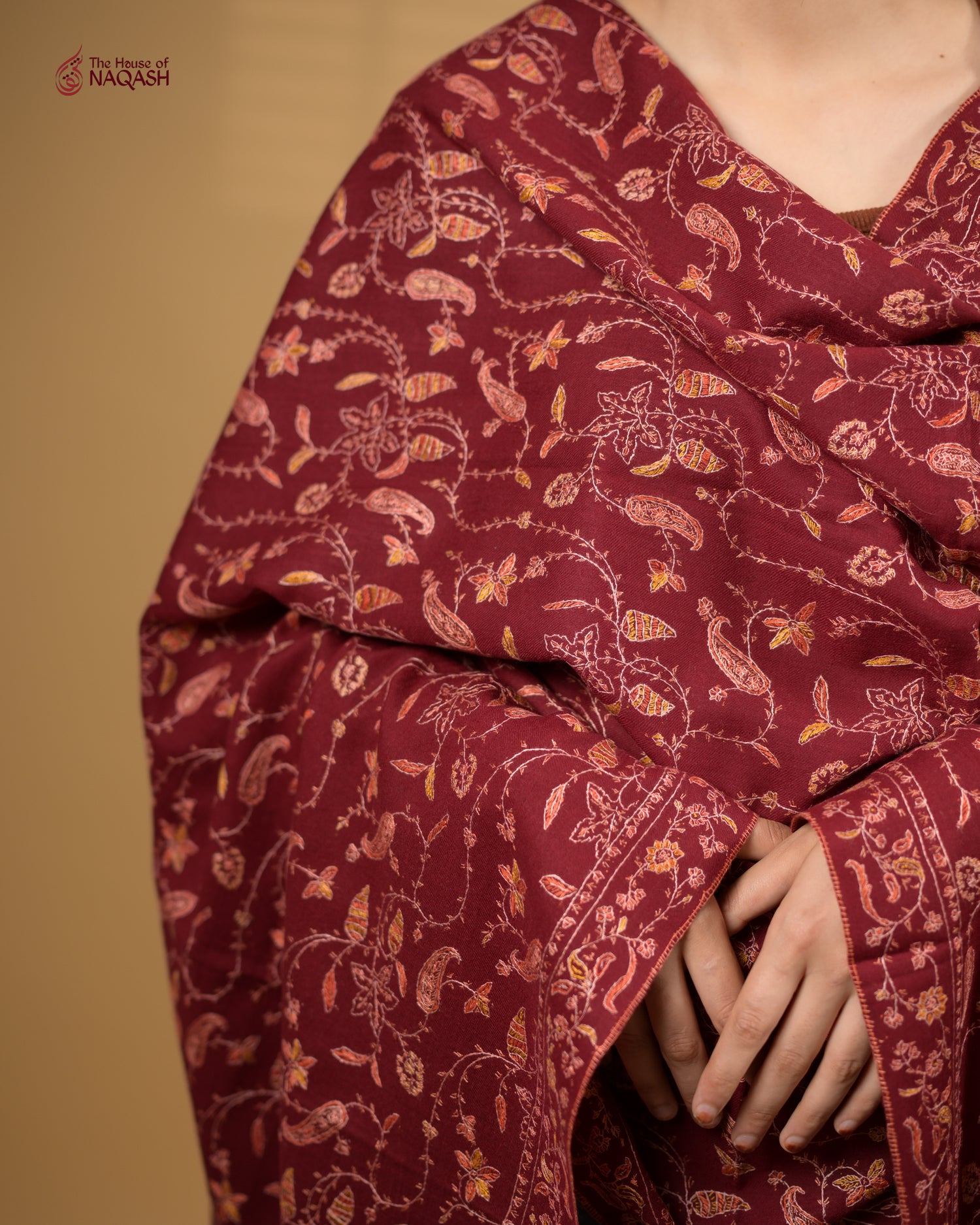 Rogue Ember Woolen Shawl