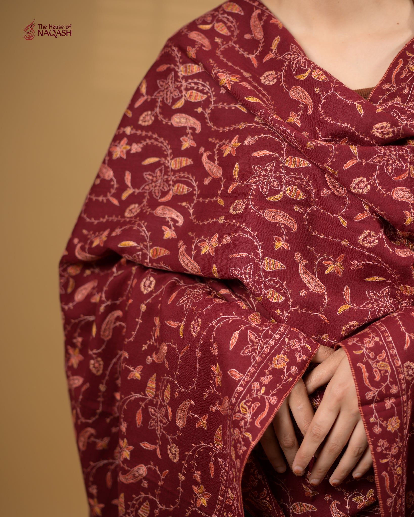 Rogue Ember Woolen Shawl