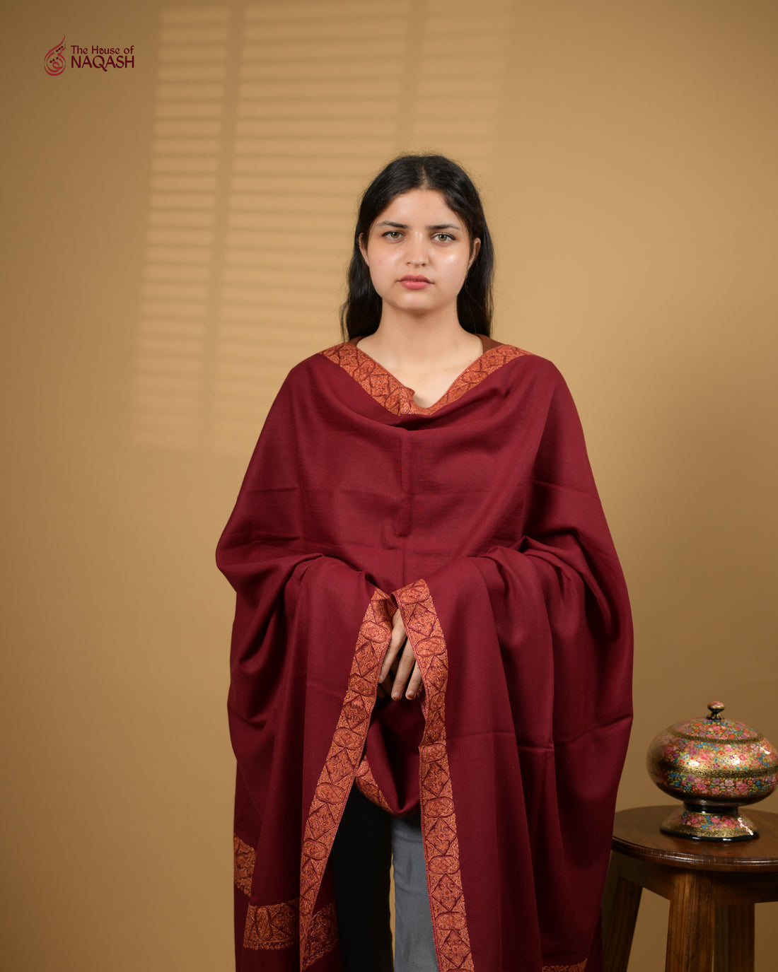 Ember Touch Woolen Shawl