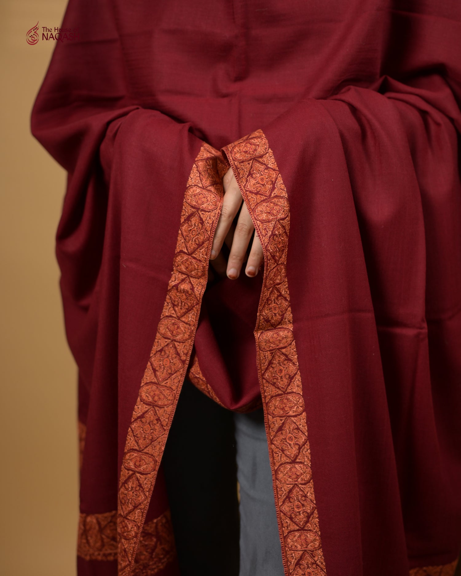 Ember Touch Woolen Shawl