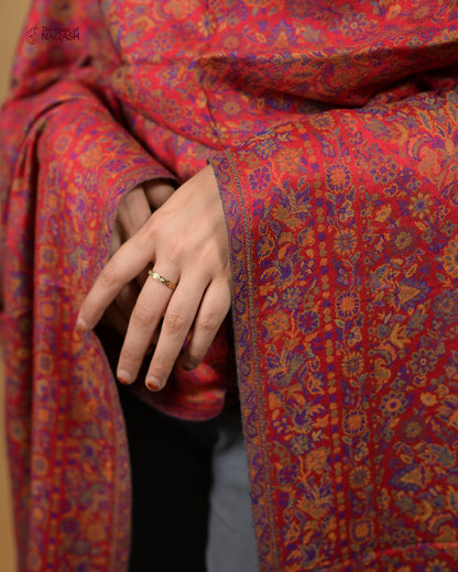 Rosewater Velvet Shawl