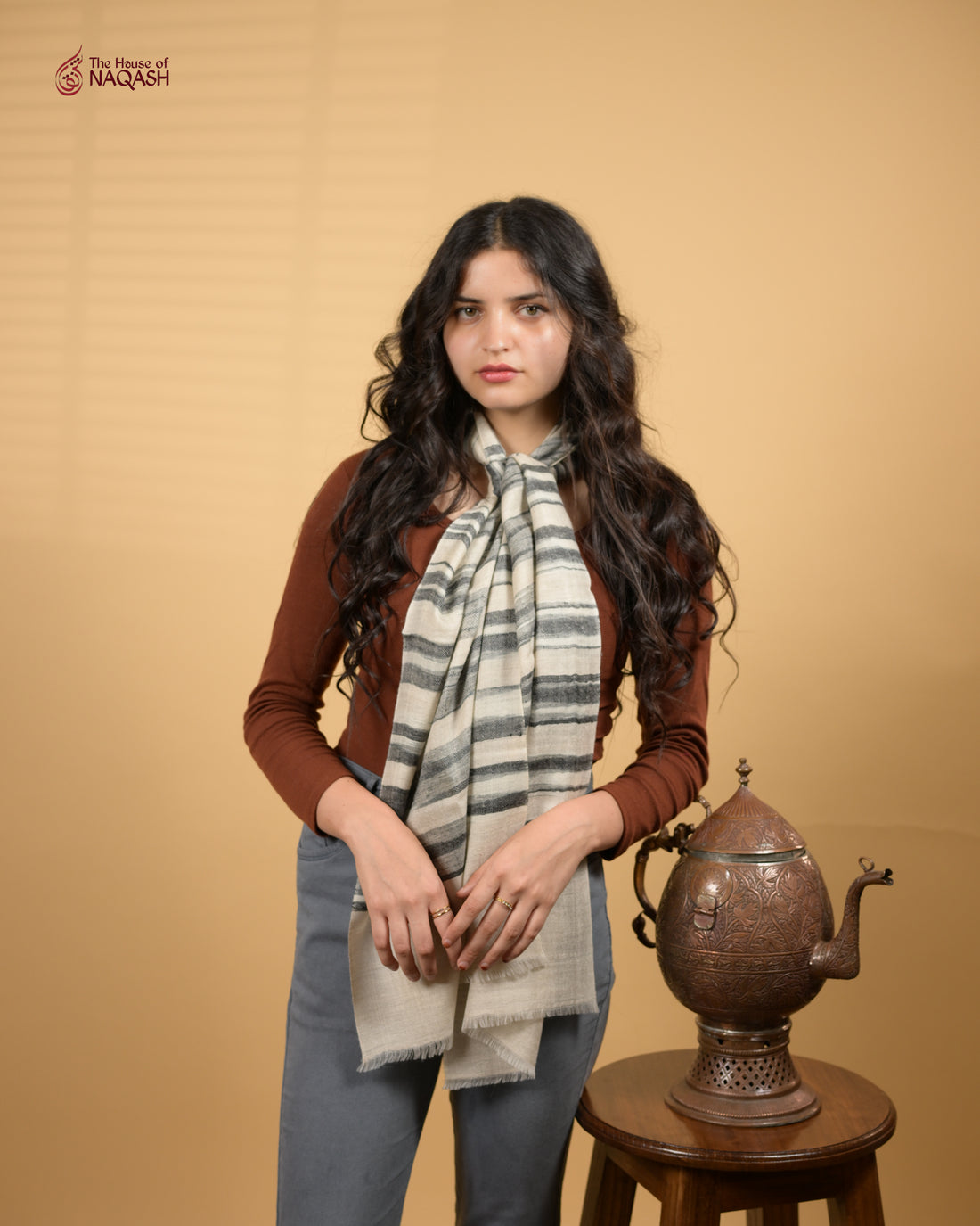 Misty Azure Scarf