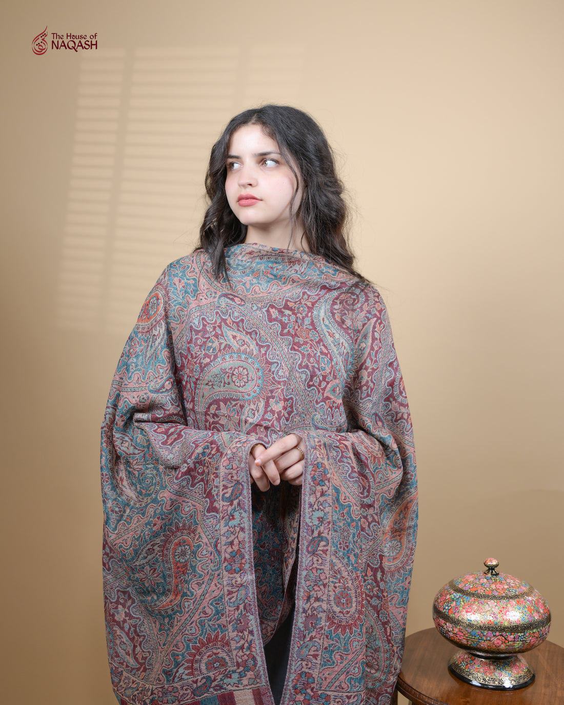 Golden Dune Weave Stole